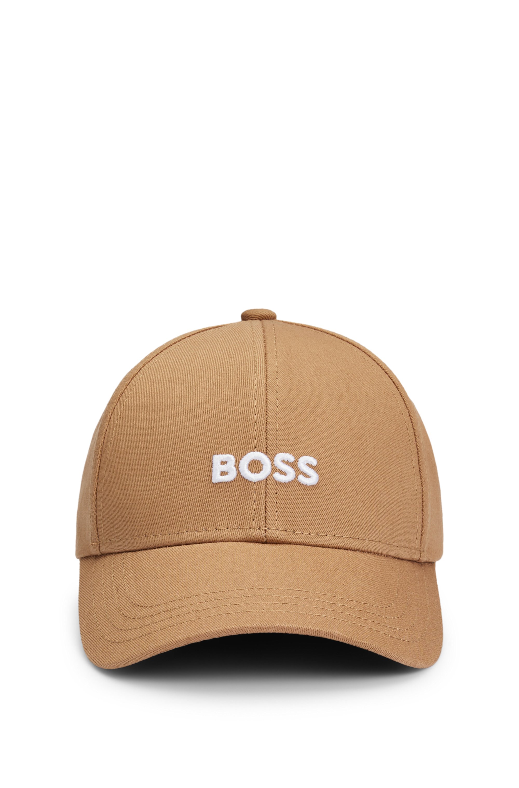 Cotton-twill cap with embroidered logo