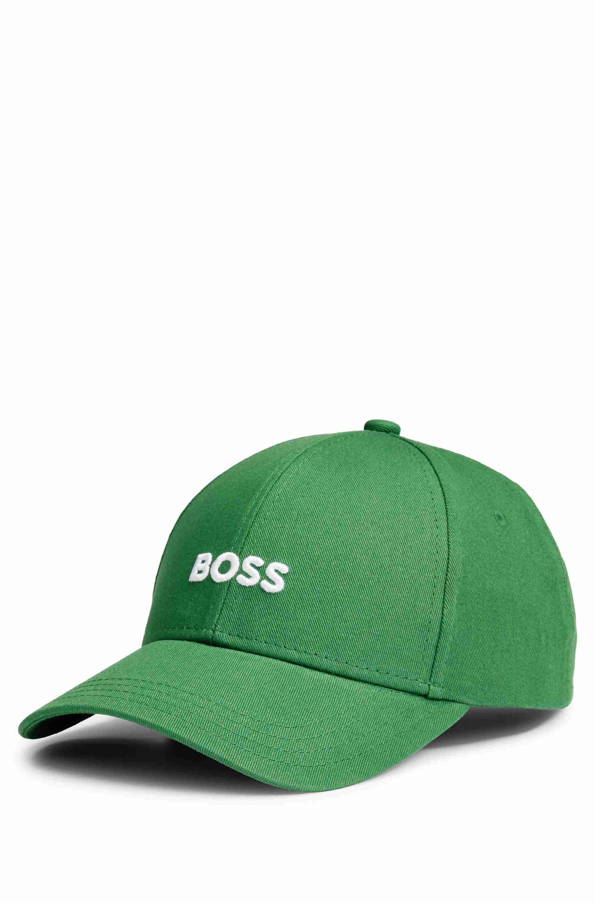 Cotton-twill cap with embroidered logo