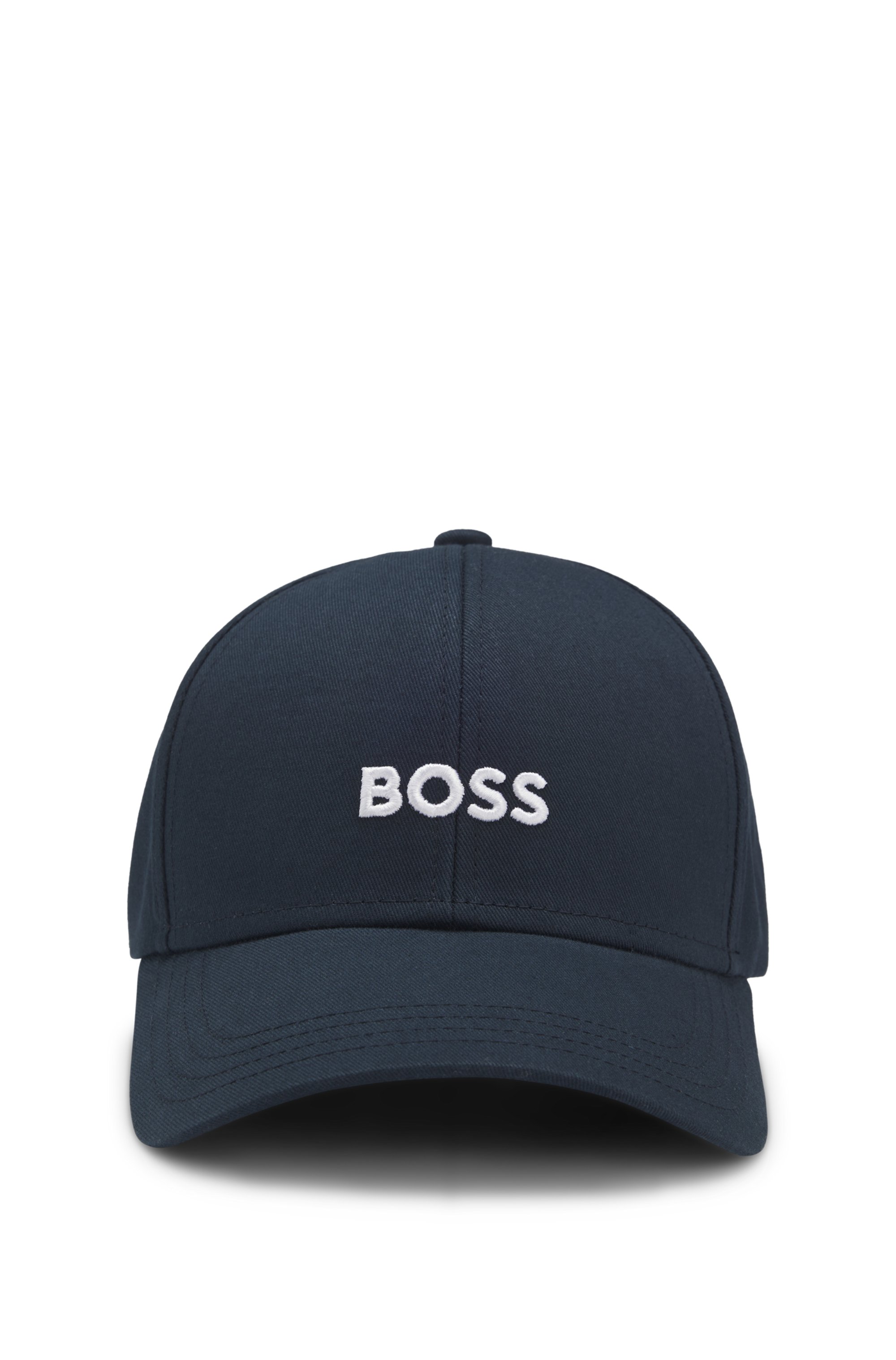 Cotton-twill cap with embroidered logo