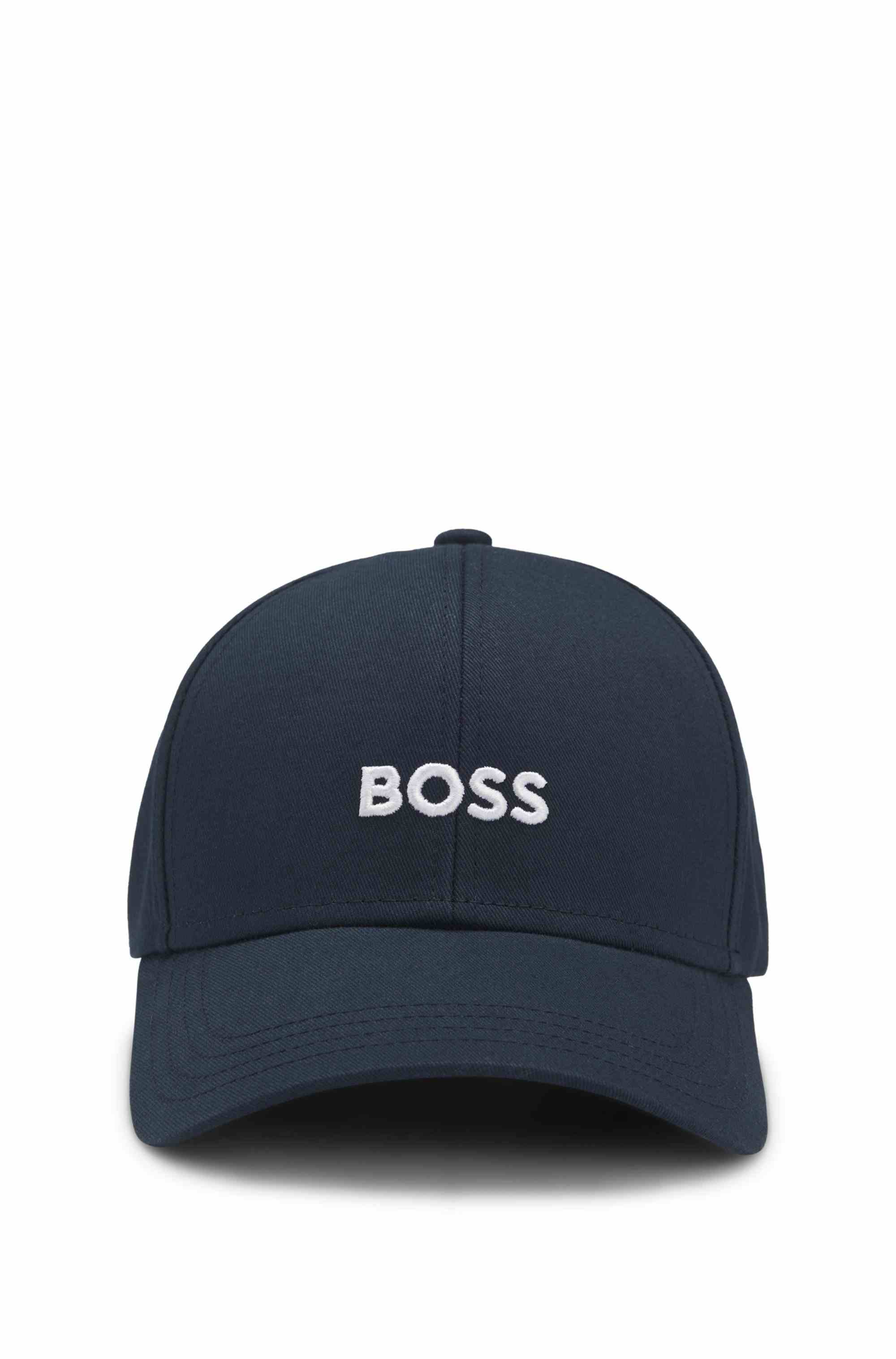 Cotton-twill cap with embroidered logo