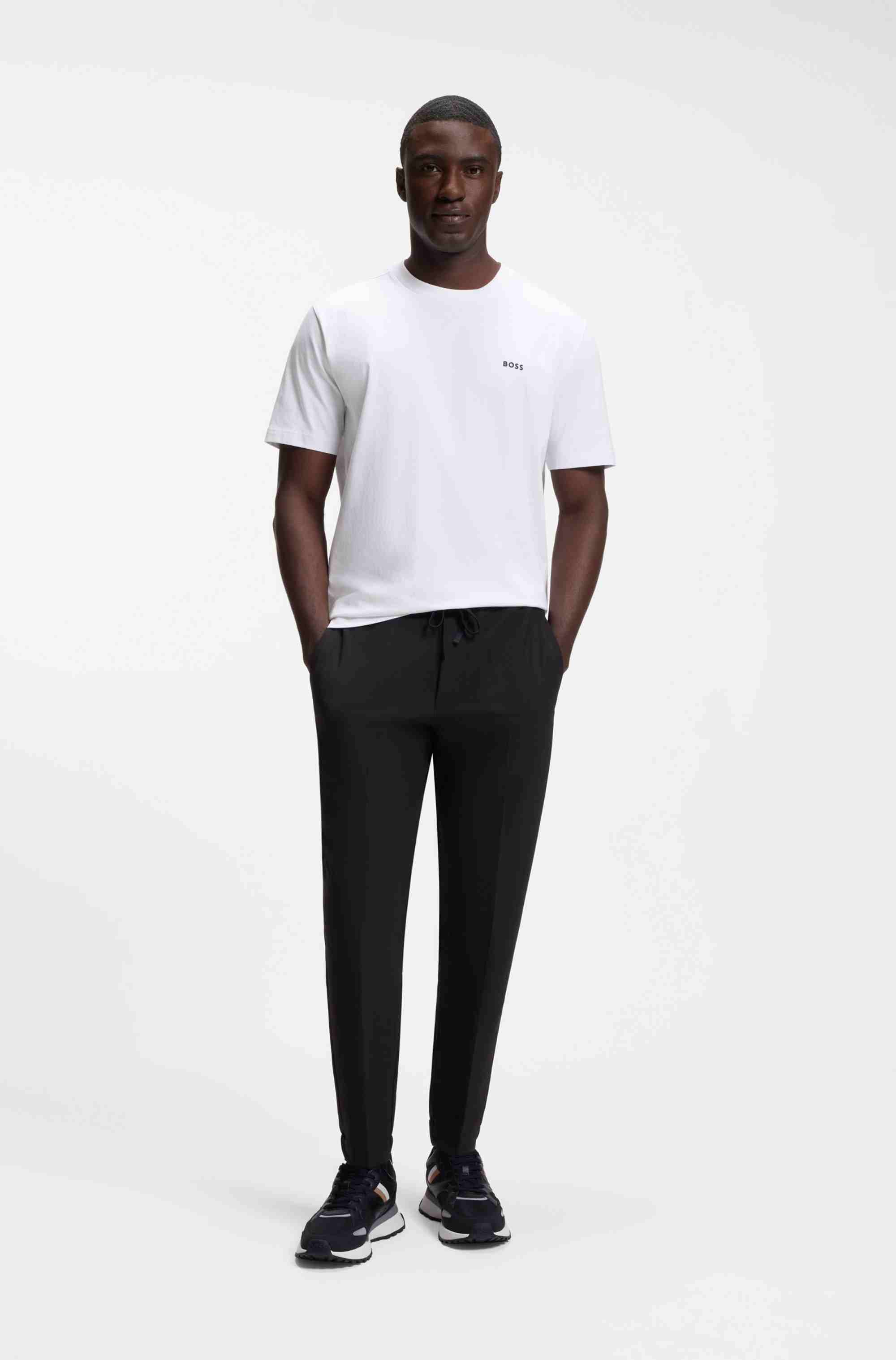 Running-style trainers with EVA-rubber outsole