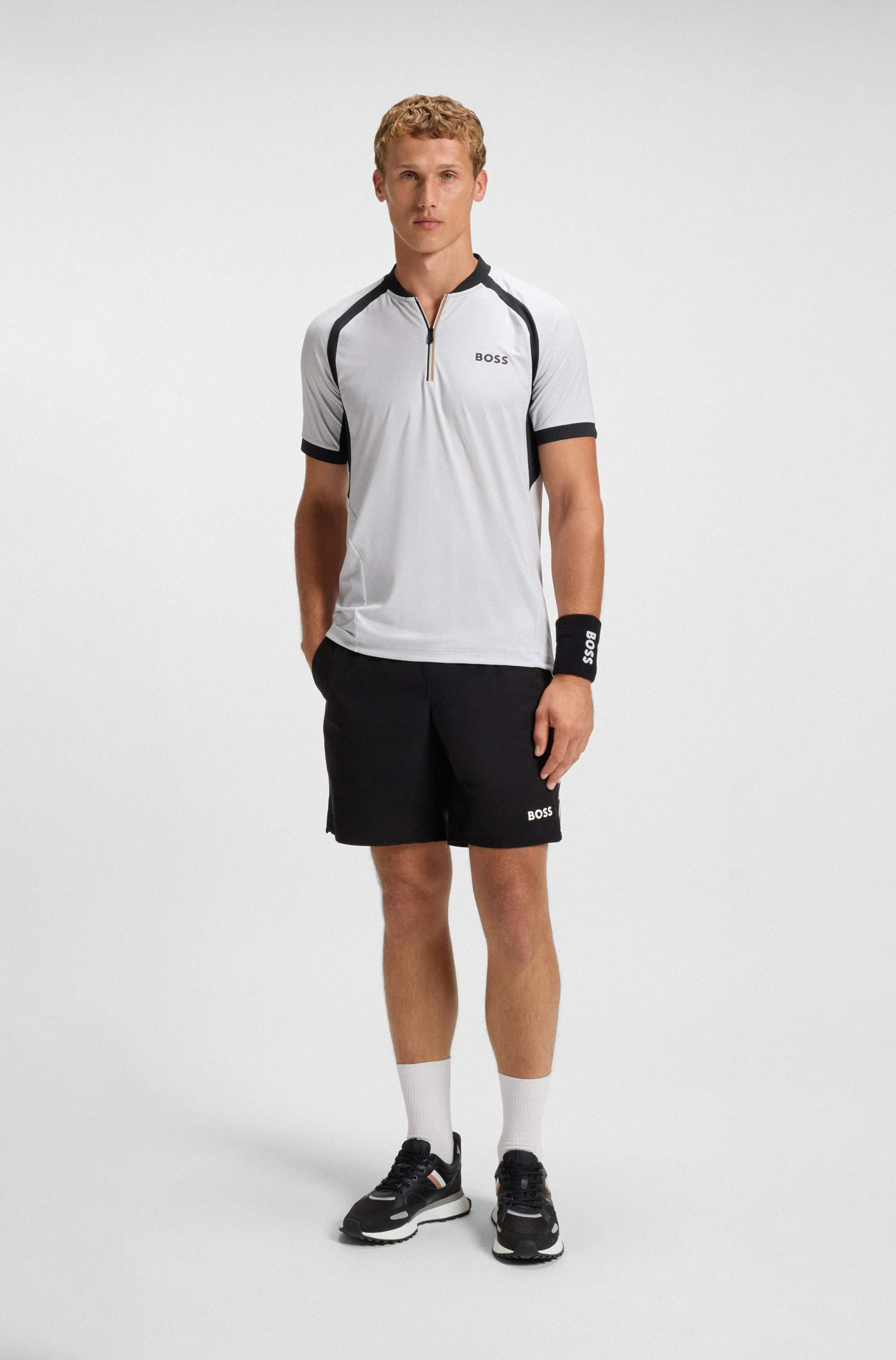 Running-style trainers with EVA-rubber outsole