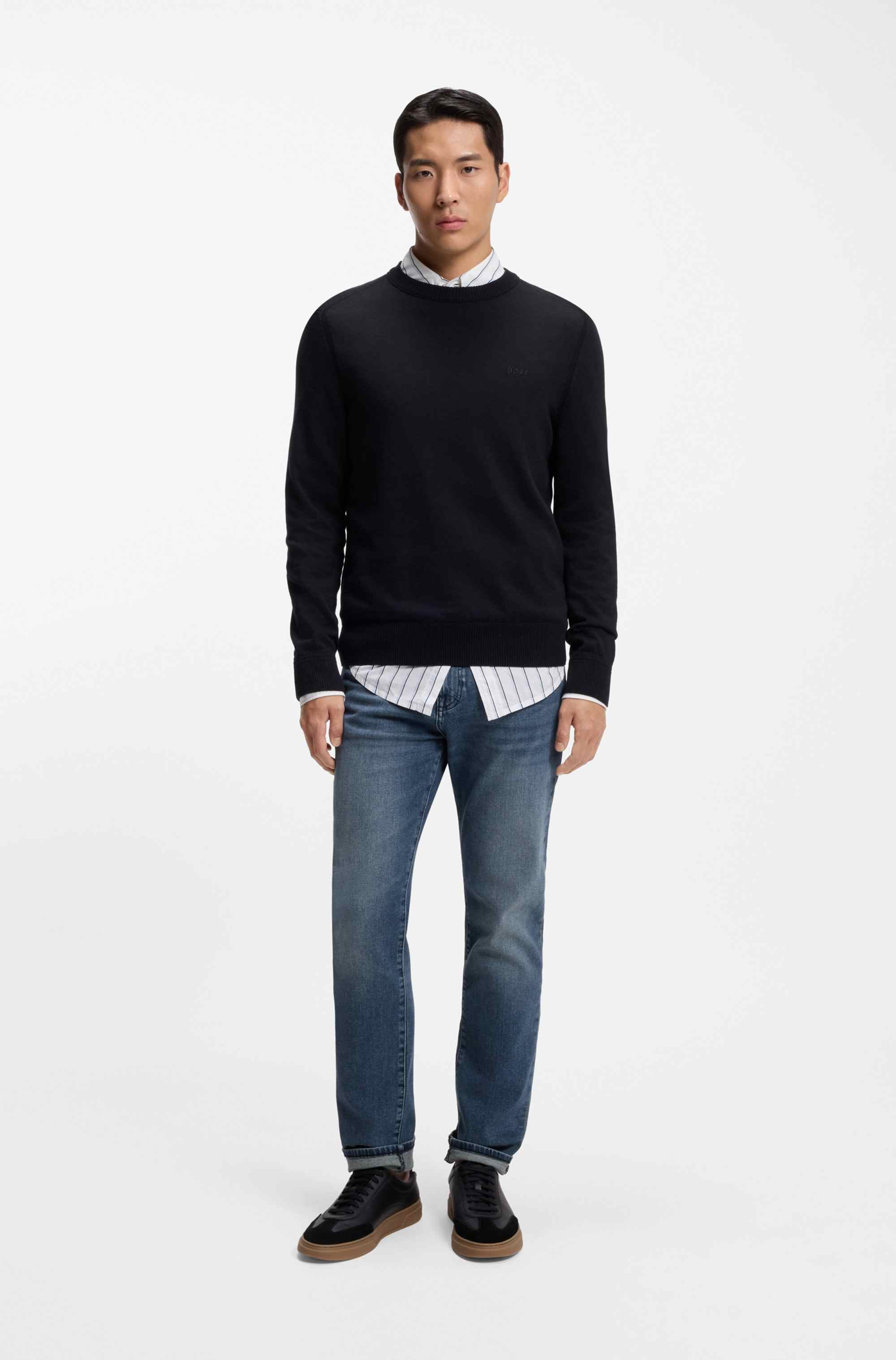 Maine regular-fit jeans in blue comfort-stretch denim