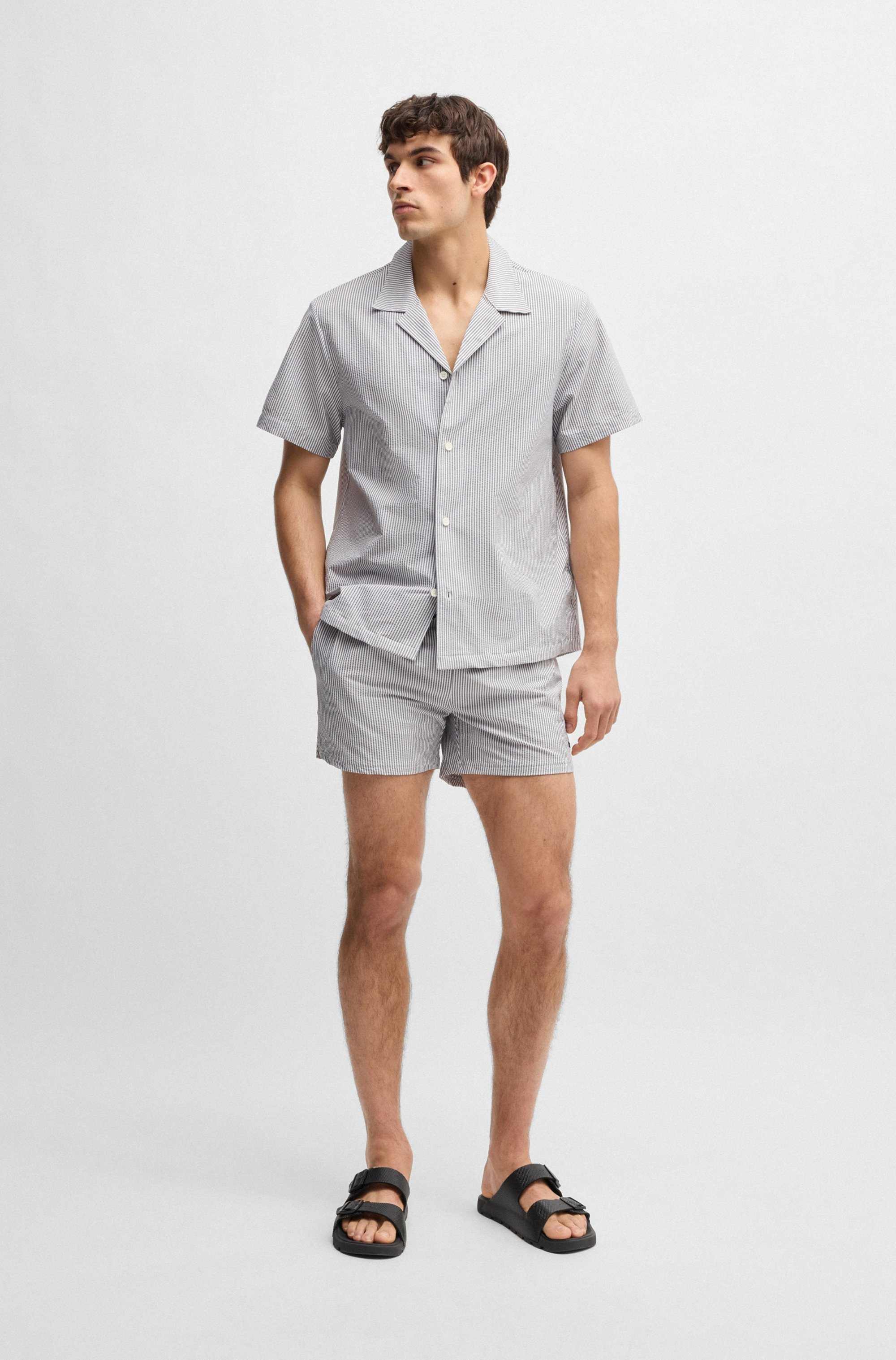 All-gender twin-strap sandals with structured uppers