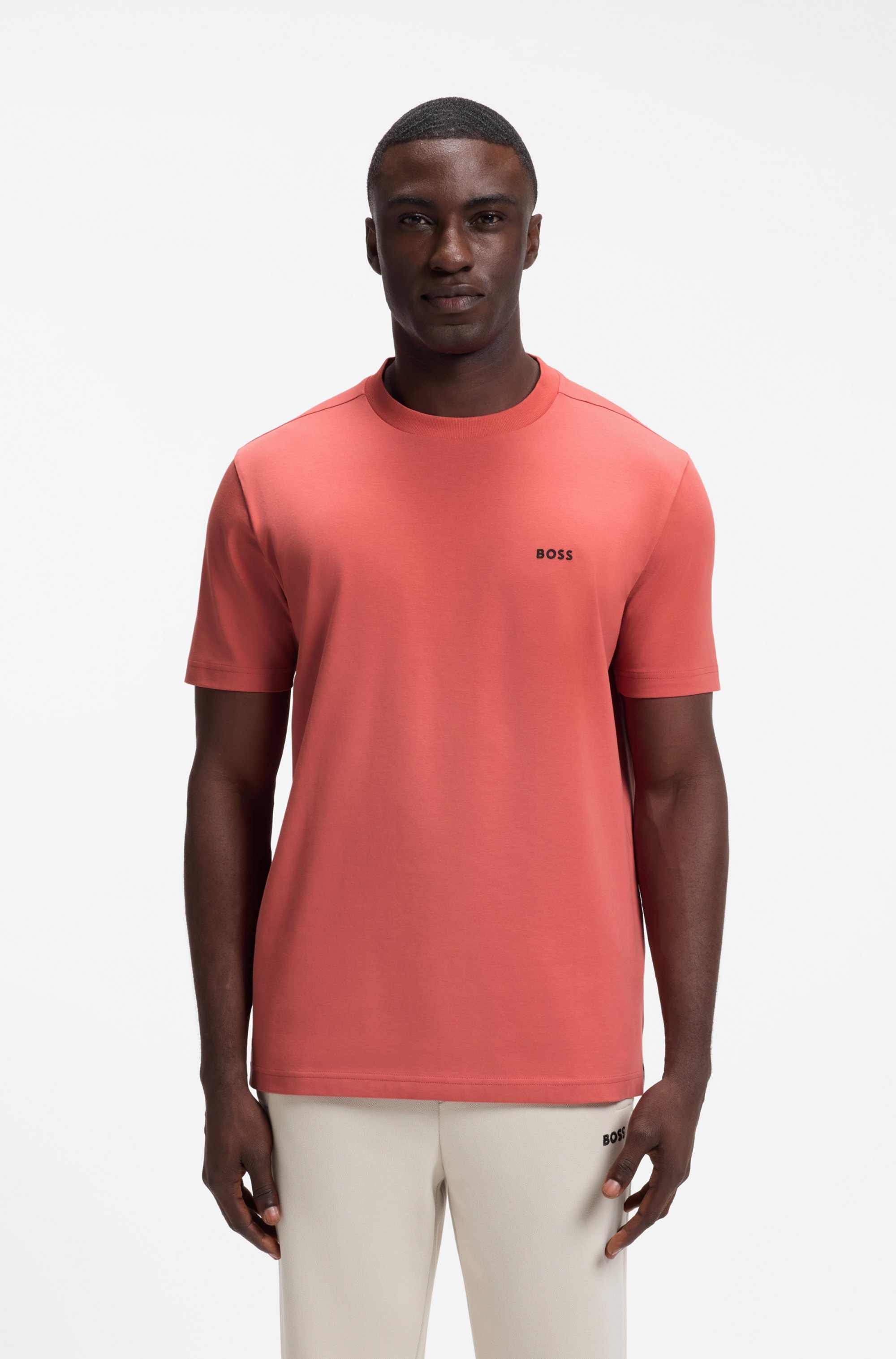 Stretch-cotton T-shirt