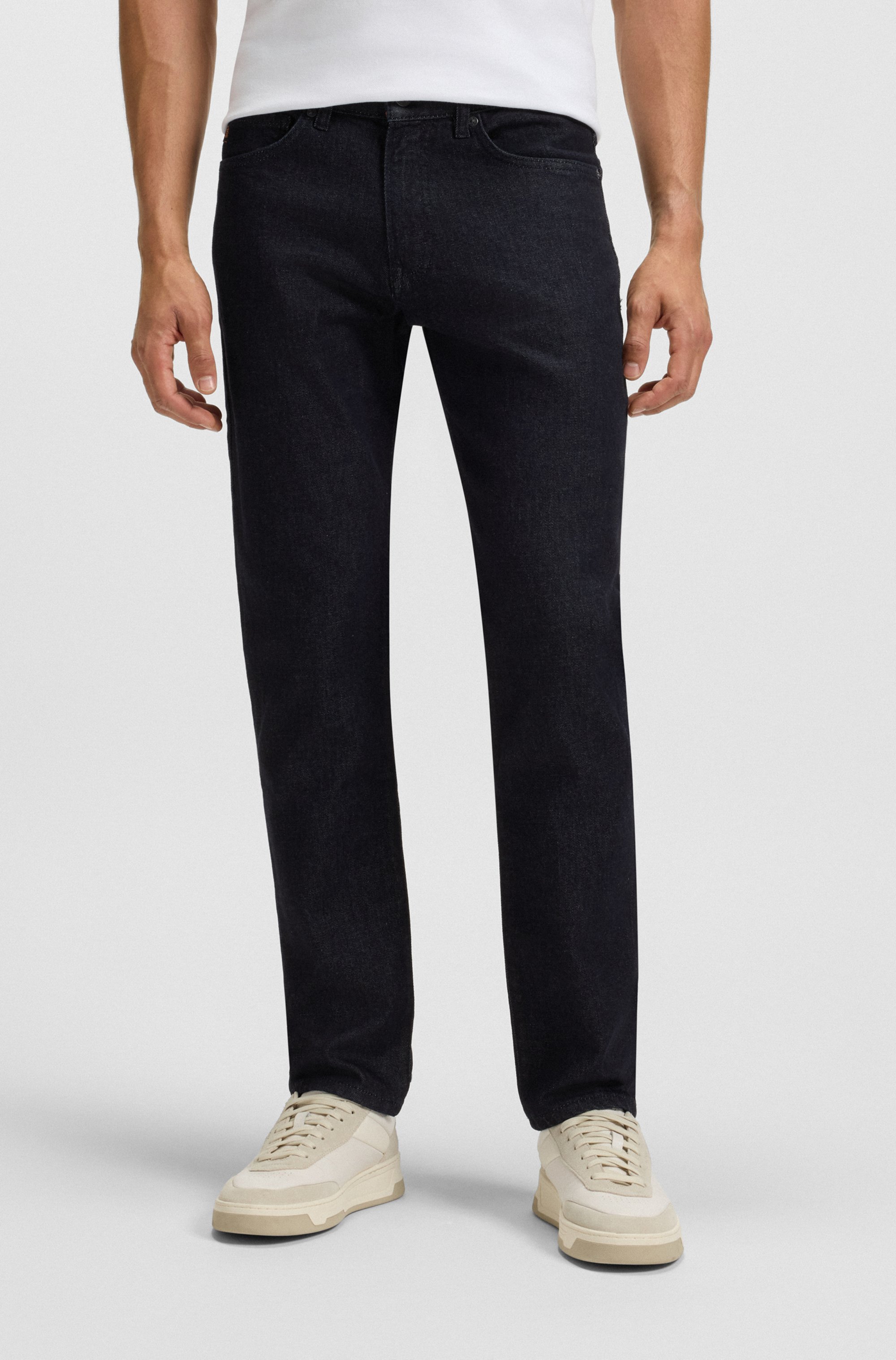 Maine regular-fit jeans in dark-blue stretch denim