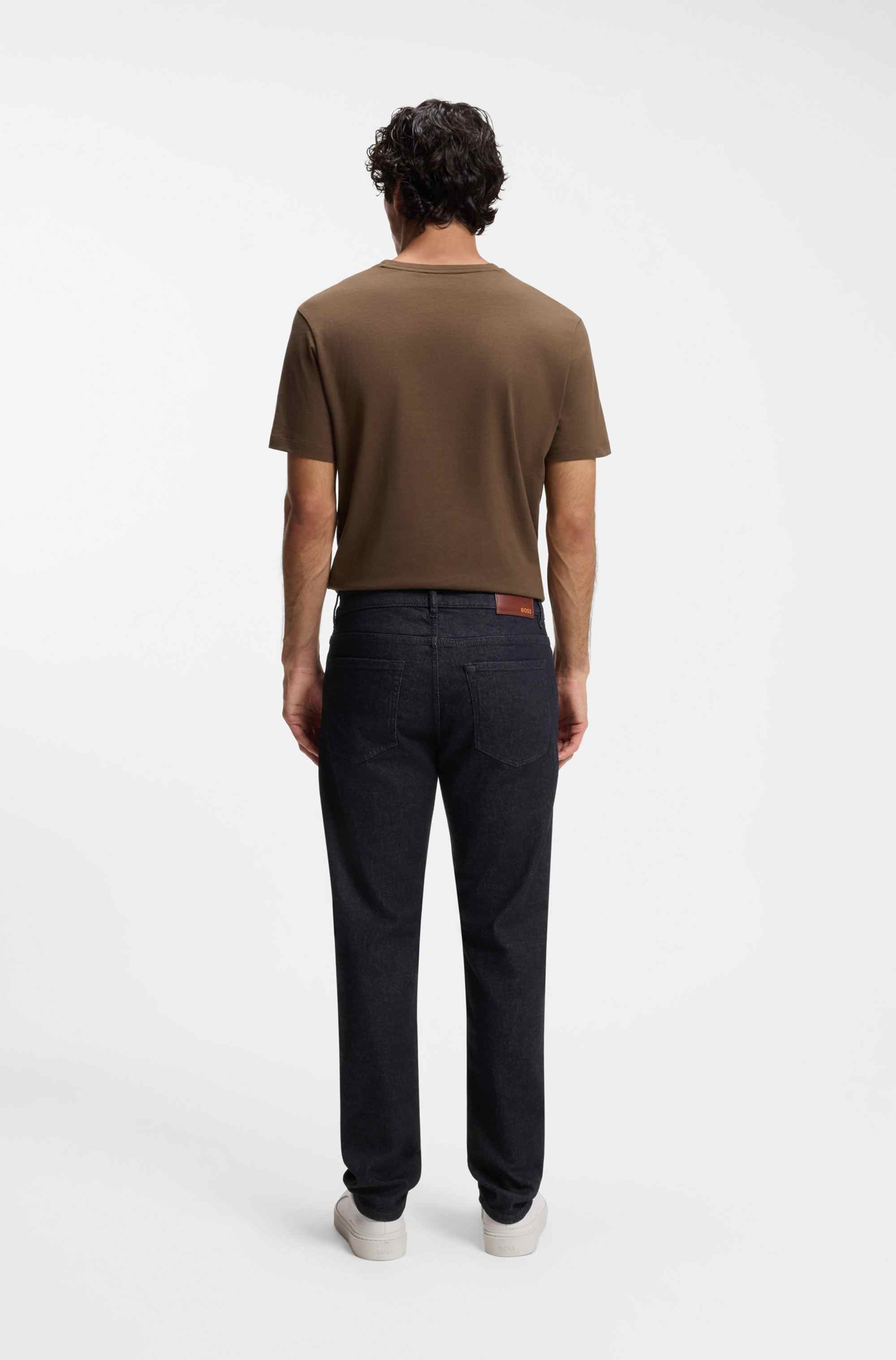 Maine regular-fit jeans in dark-blue stretch denim