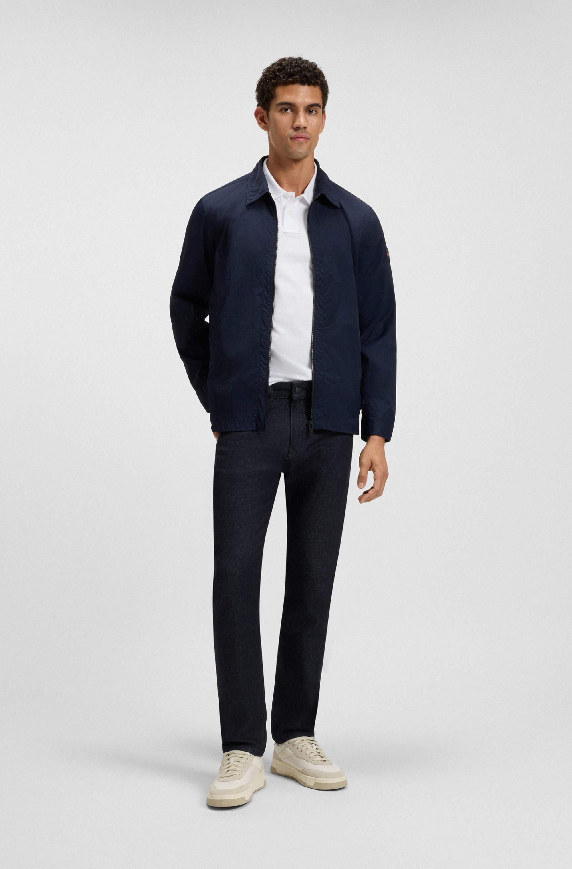 Maine regular-fit jeans in dark-blue stretch denim