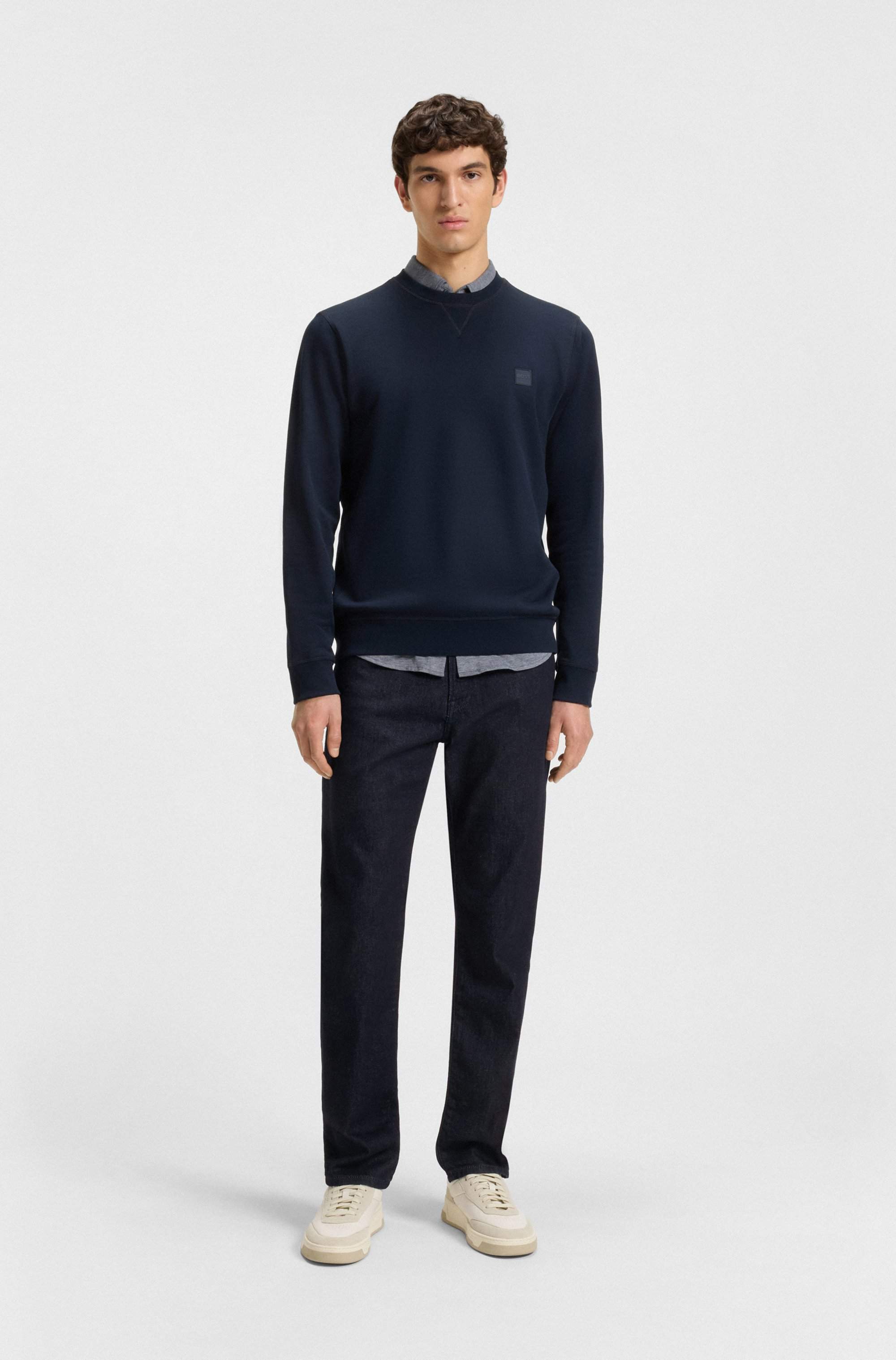 Maine Regular-fit jeans in deep indigo comfort-stretch denim