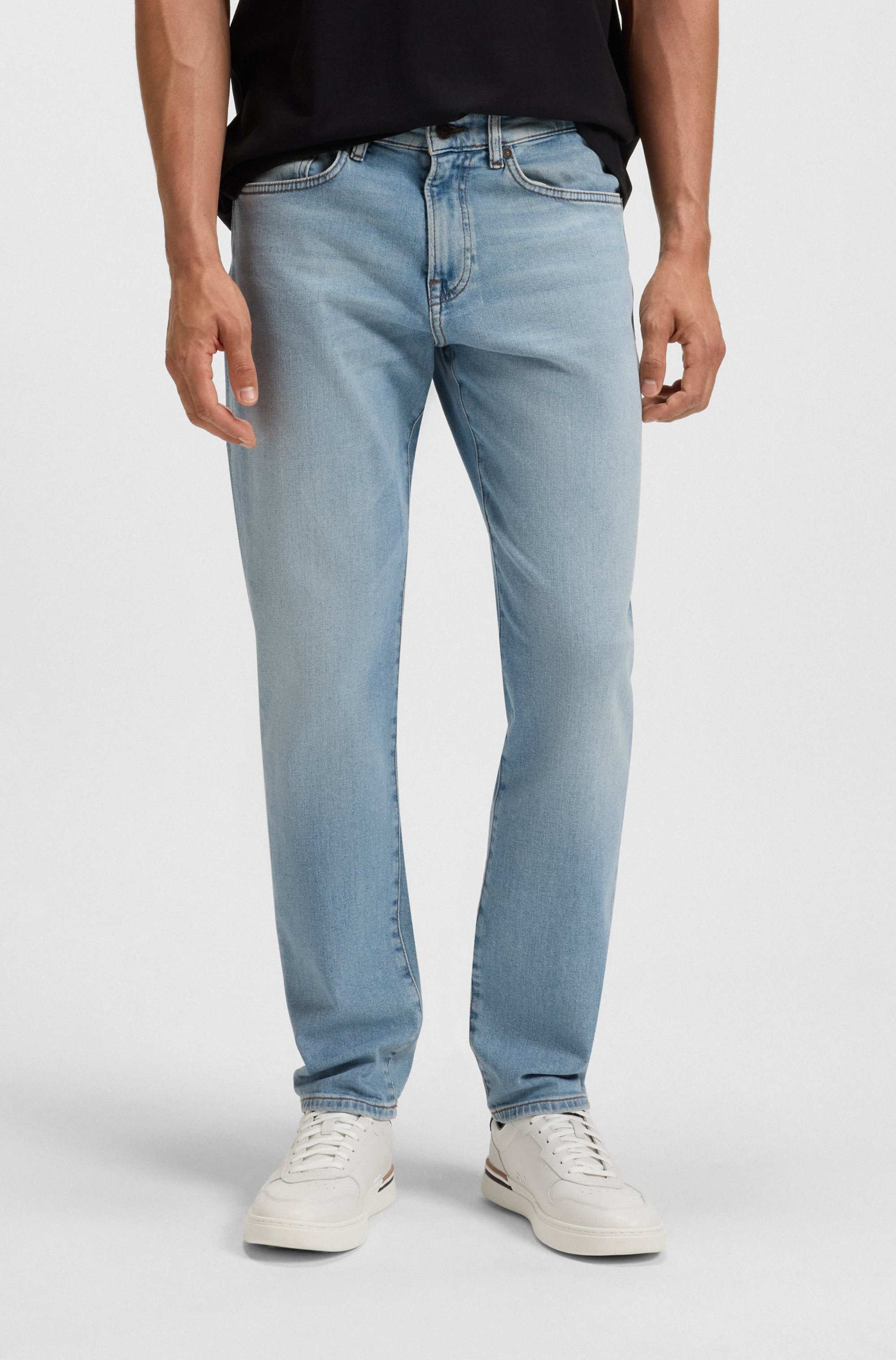 Maine regular-fit jeans in blue comfort-stretch denim
