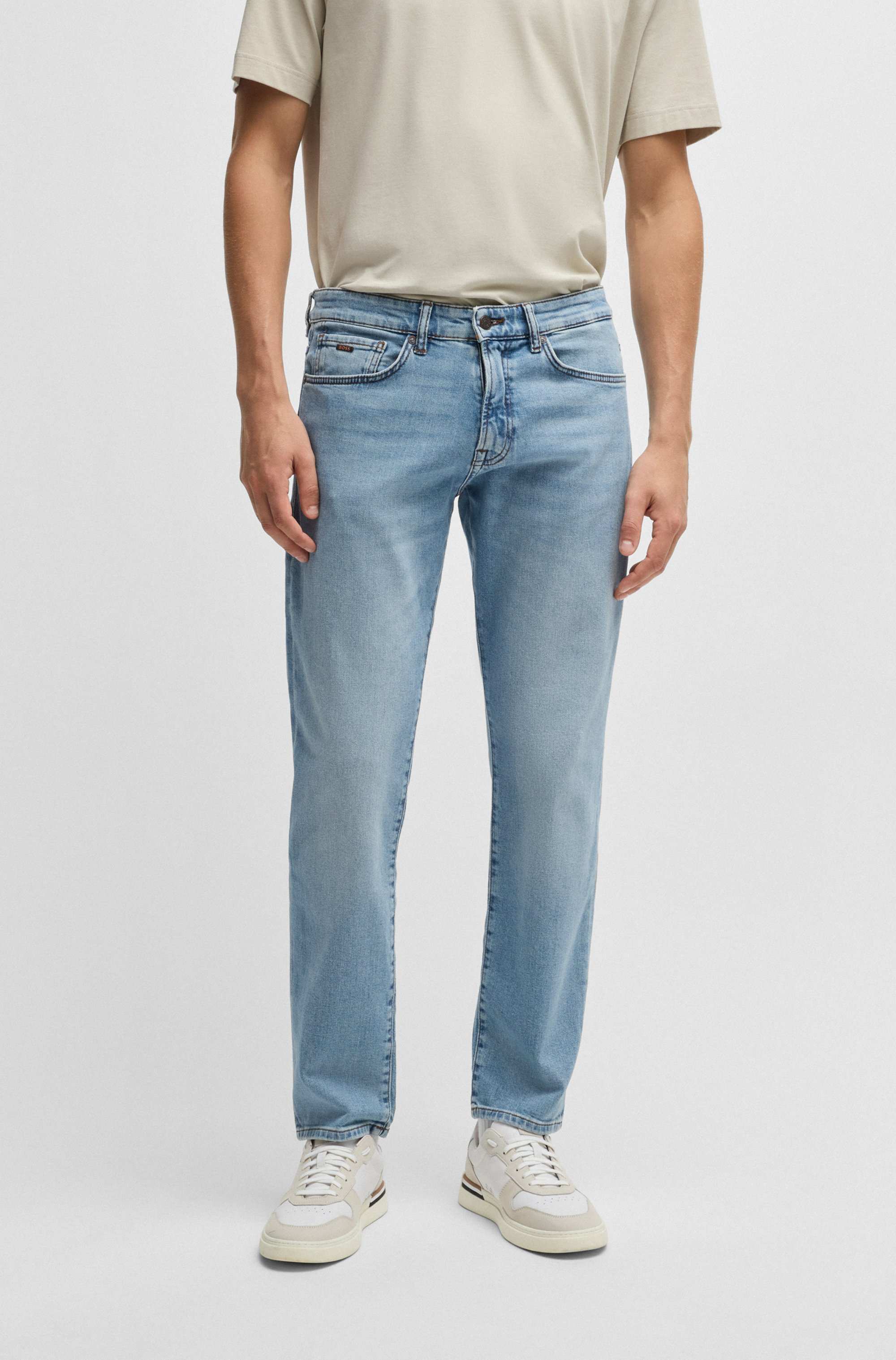 Maine regular-fit jeans in blue comfort-stretch denim