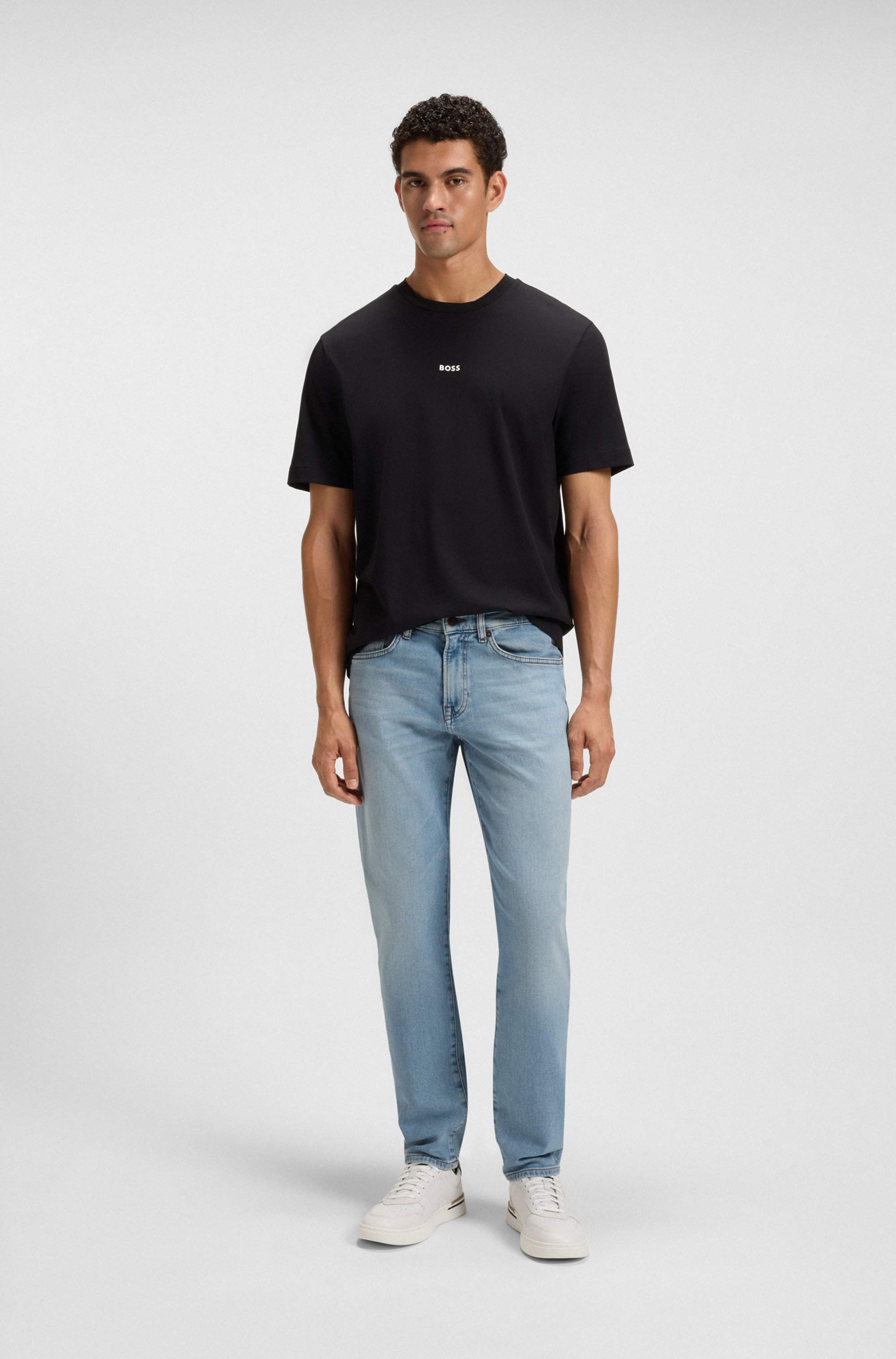 Maine regular-fit jeans in blue comfort-stretch denim