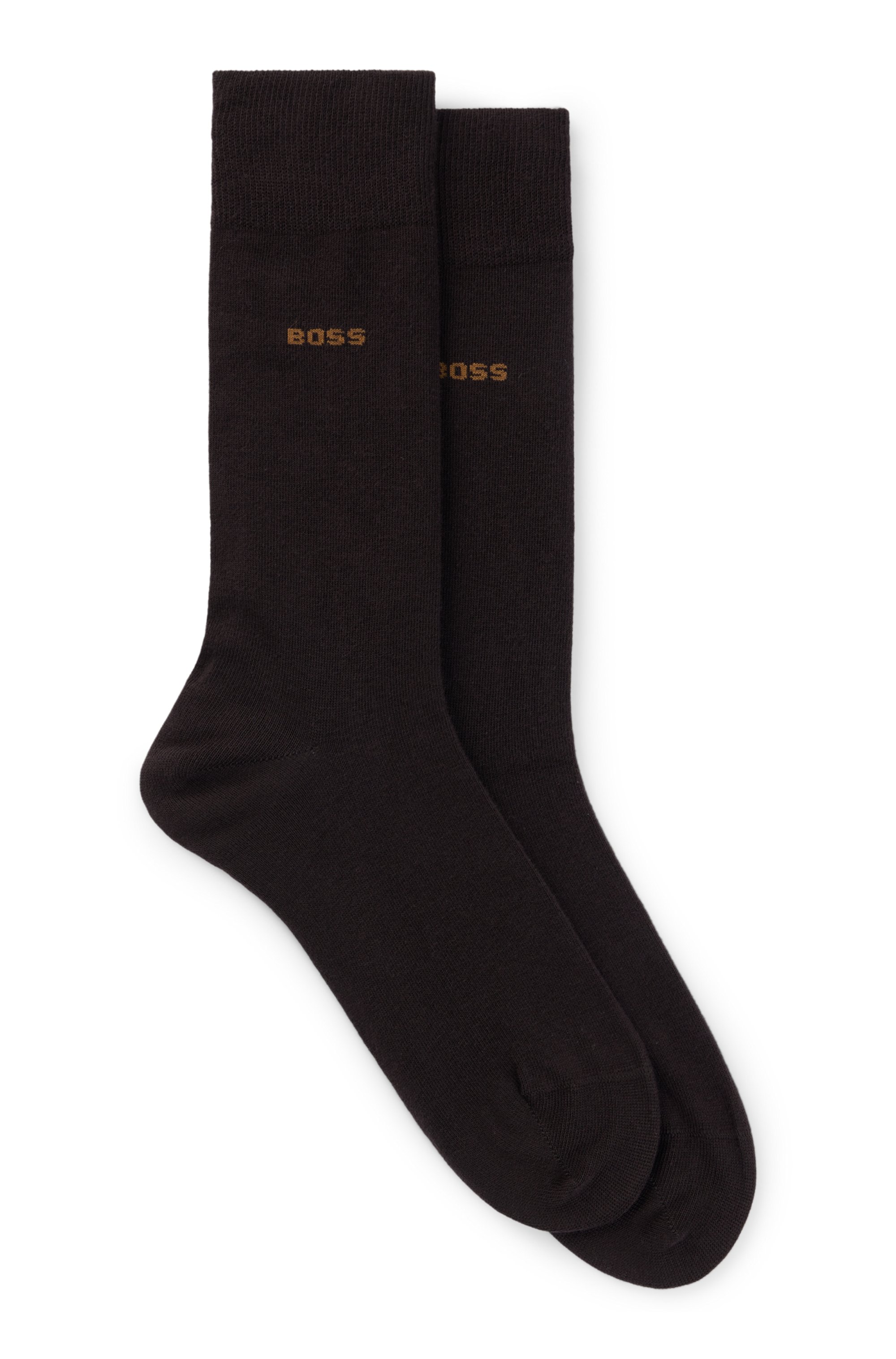 Two-pack of regular-length cotton-blend socks