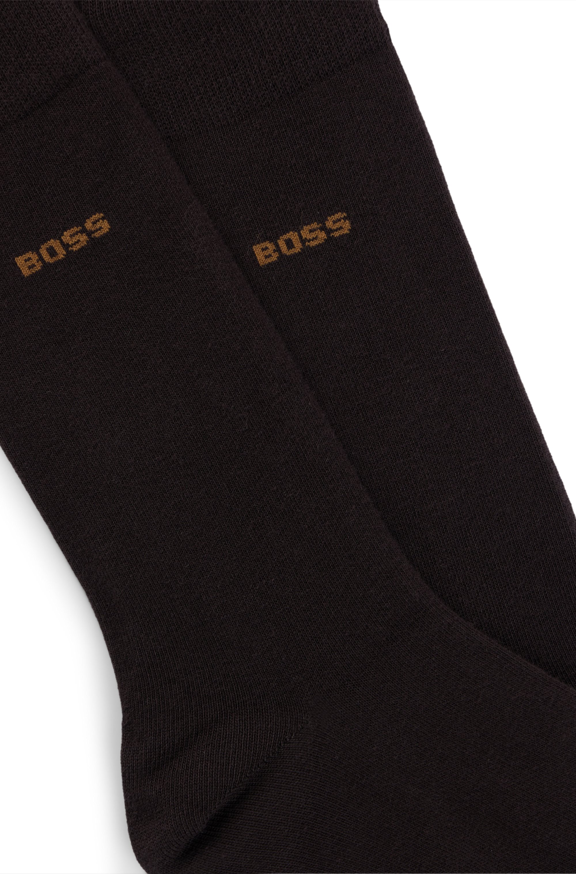 Two-pack of regular-length cotton-blend socks