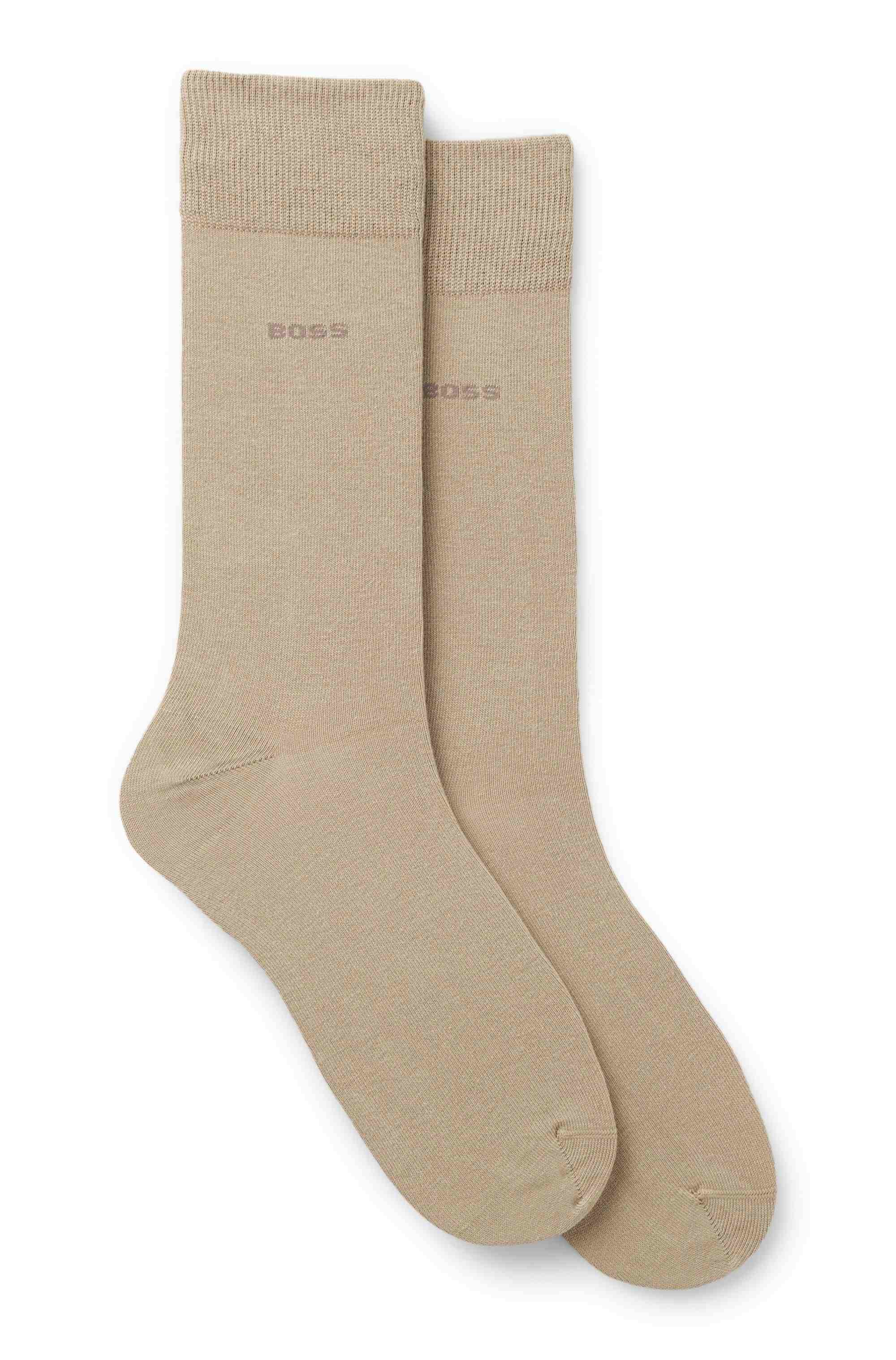 Two-pack of regular-length cotton-blend socks