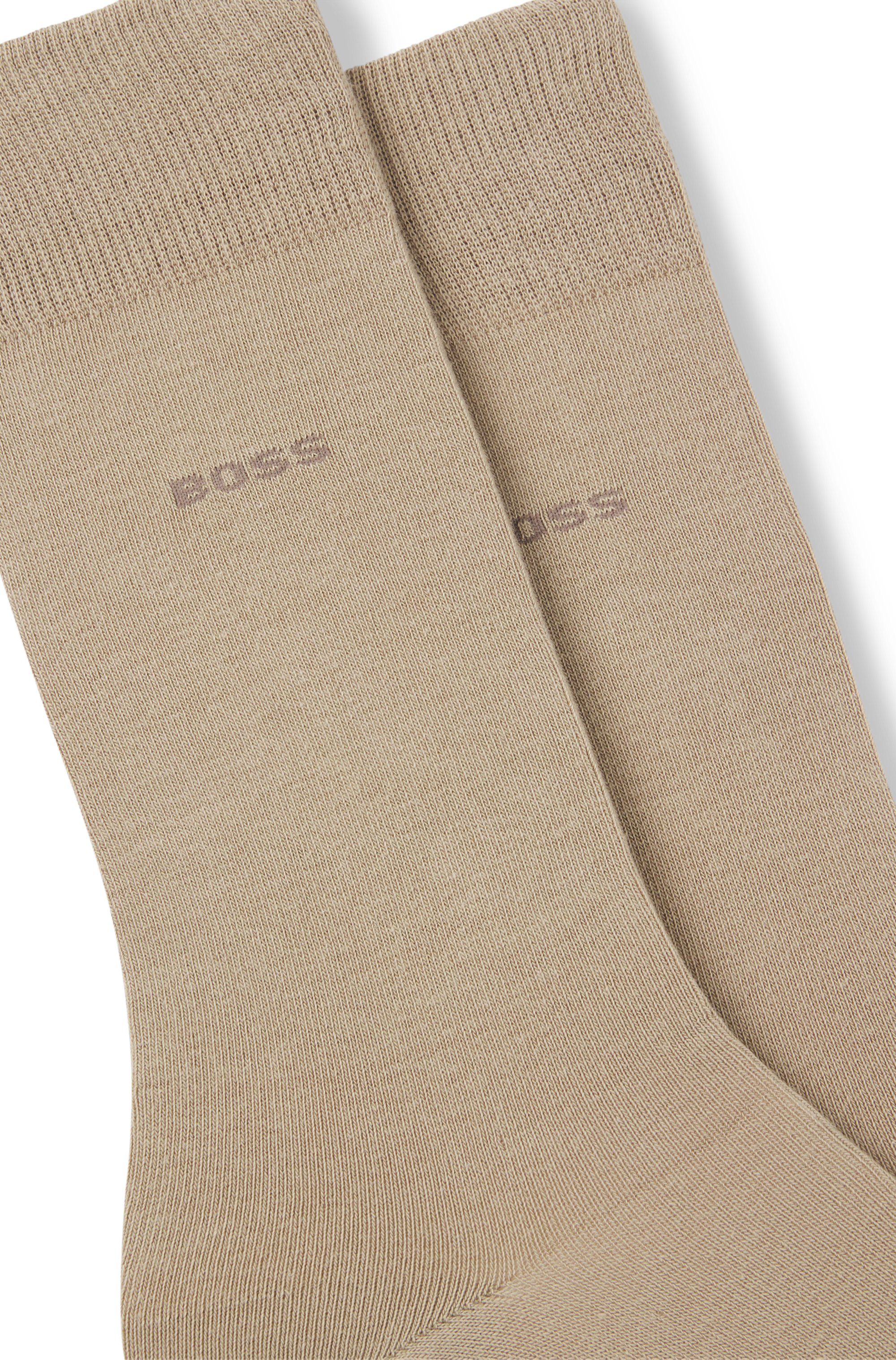 Two-pack of regular-length cotton-blend socks