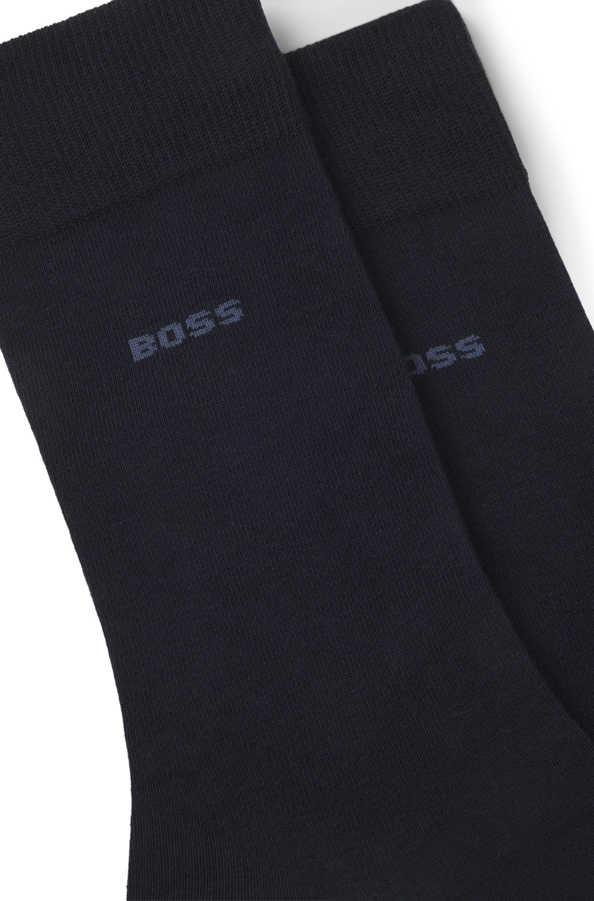 Two-pack of regular-length cotton-blend socks