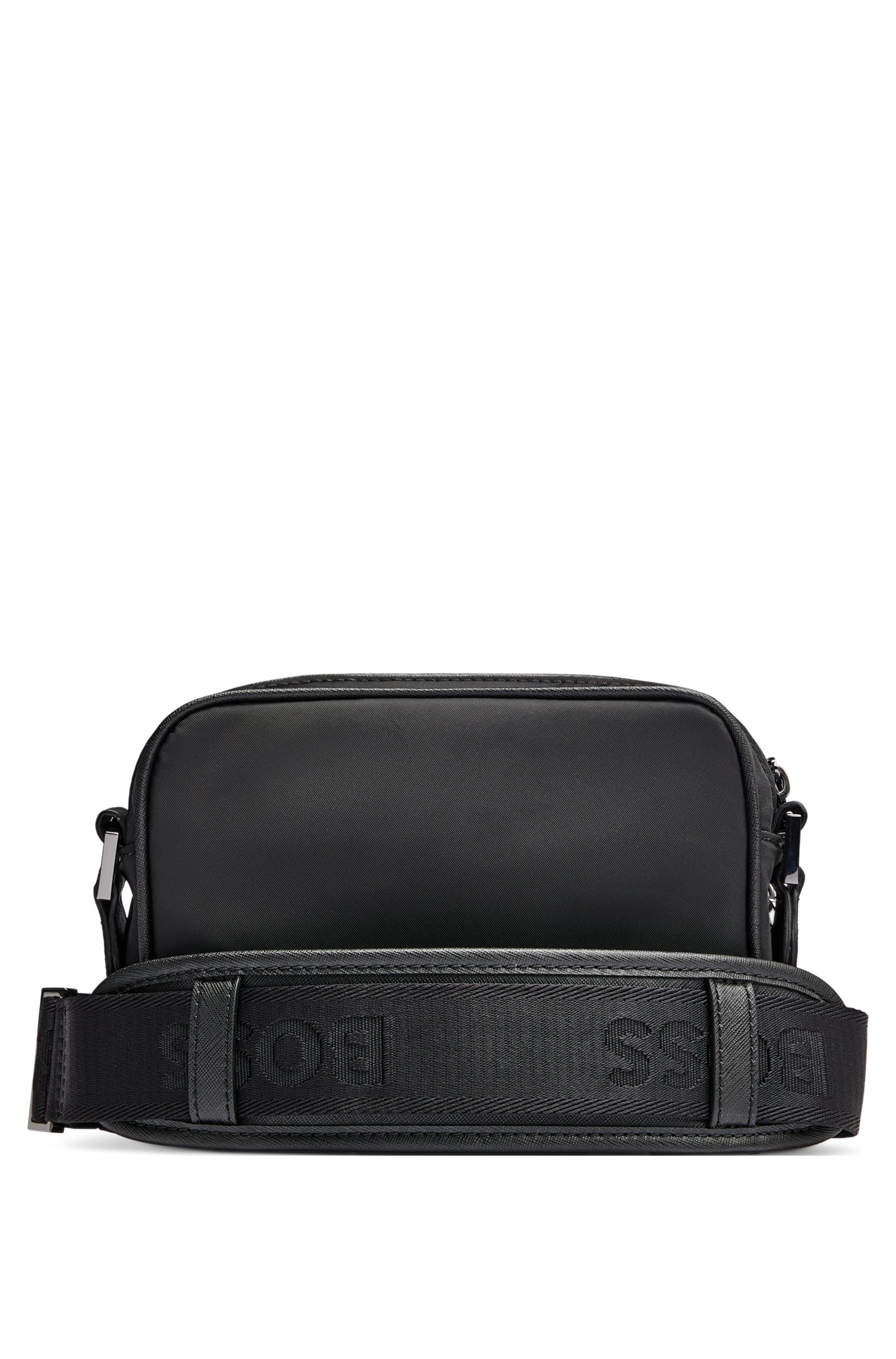 Twill crossbody bag with Double B monogram