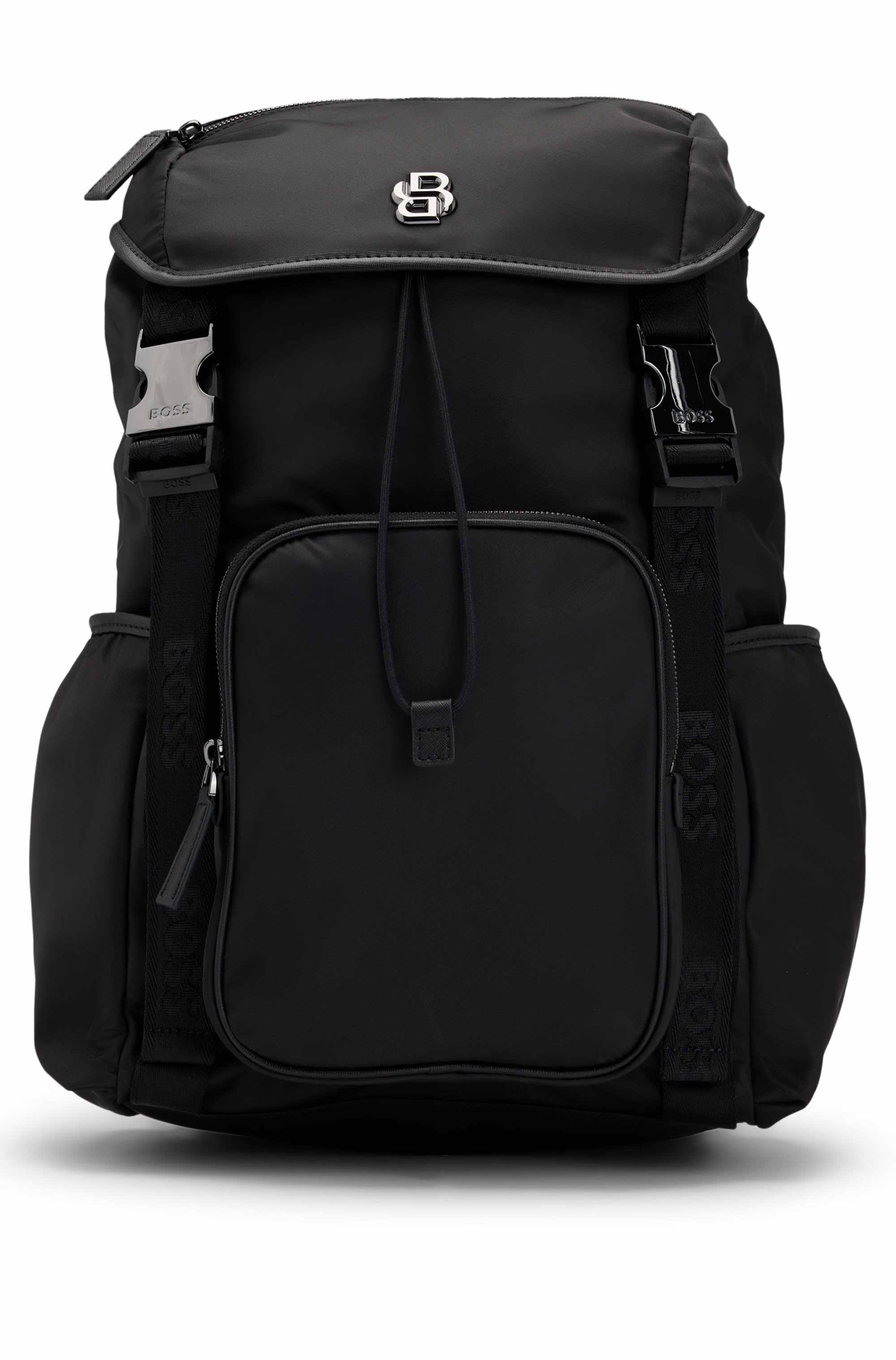 BOSS SELECTED BY SHOHEI OHTANI Multi-pocket backpack with Double B monogram trim