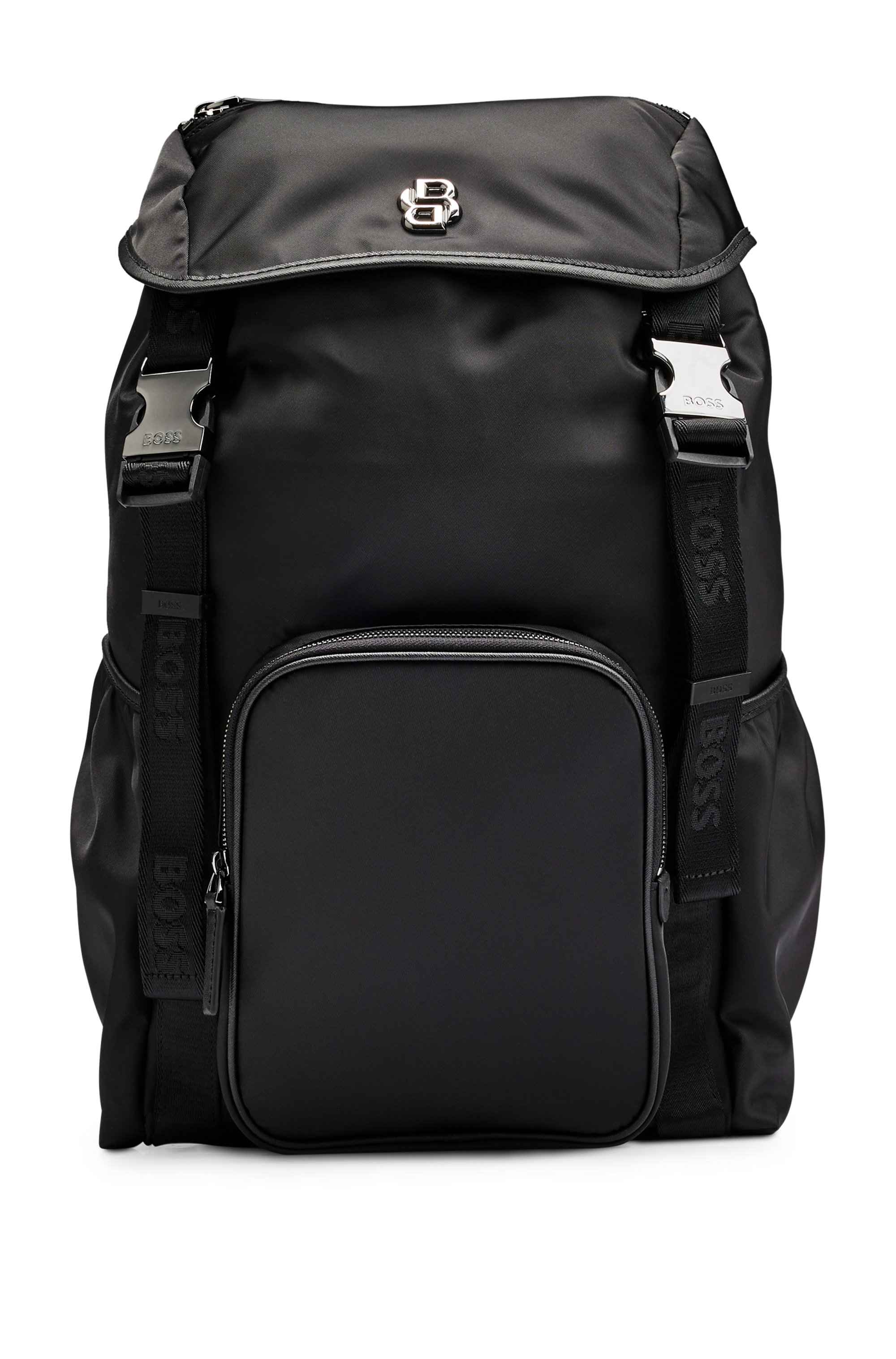 BOSS SELECTED BY SHOHEI OHTANI Multi-pocket backpack with Double B monogram trim