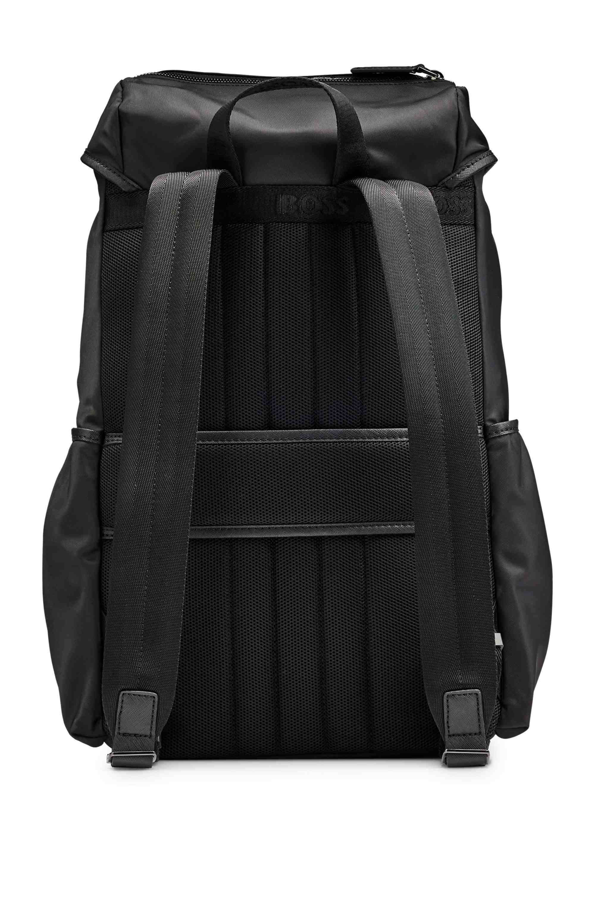 BOSS SELECTED BY SHOHEI OHTANI Multi-pocket backpack with Double B monogram trim