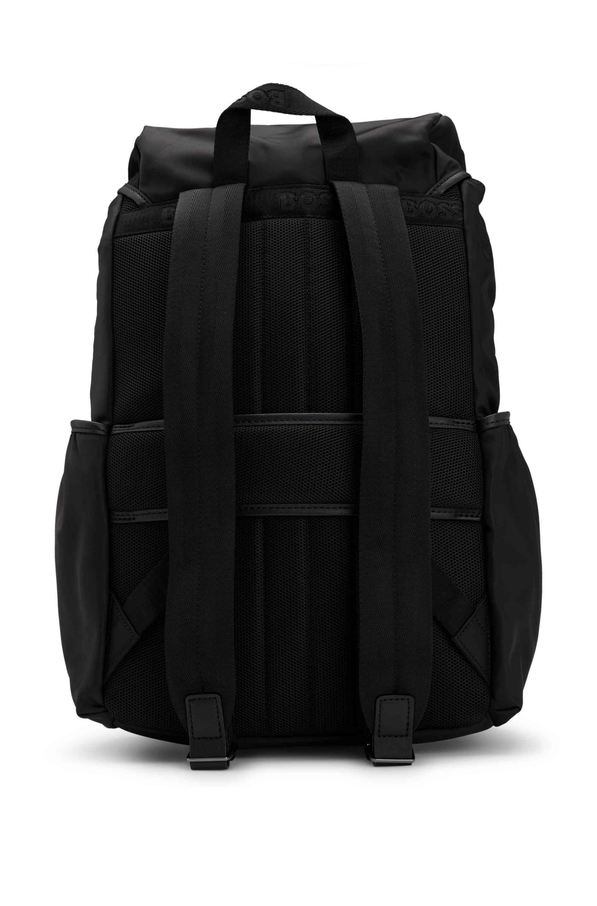 Flap backpack with Double B monogram hardware