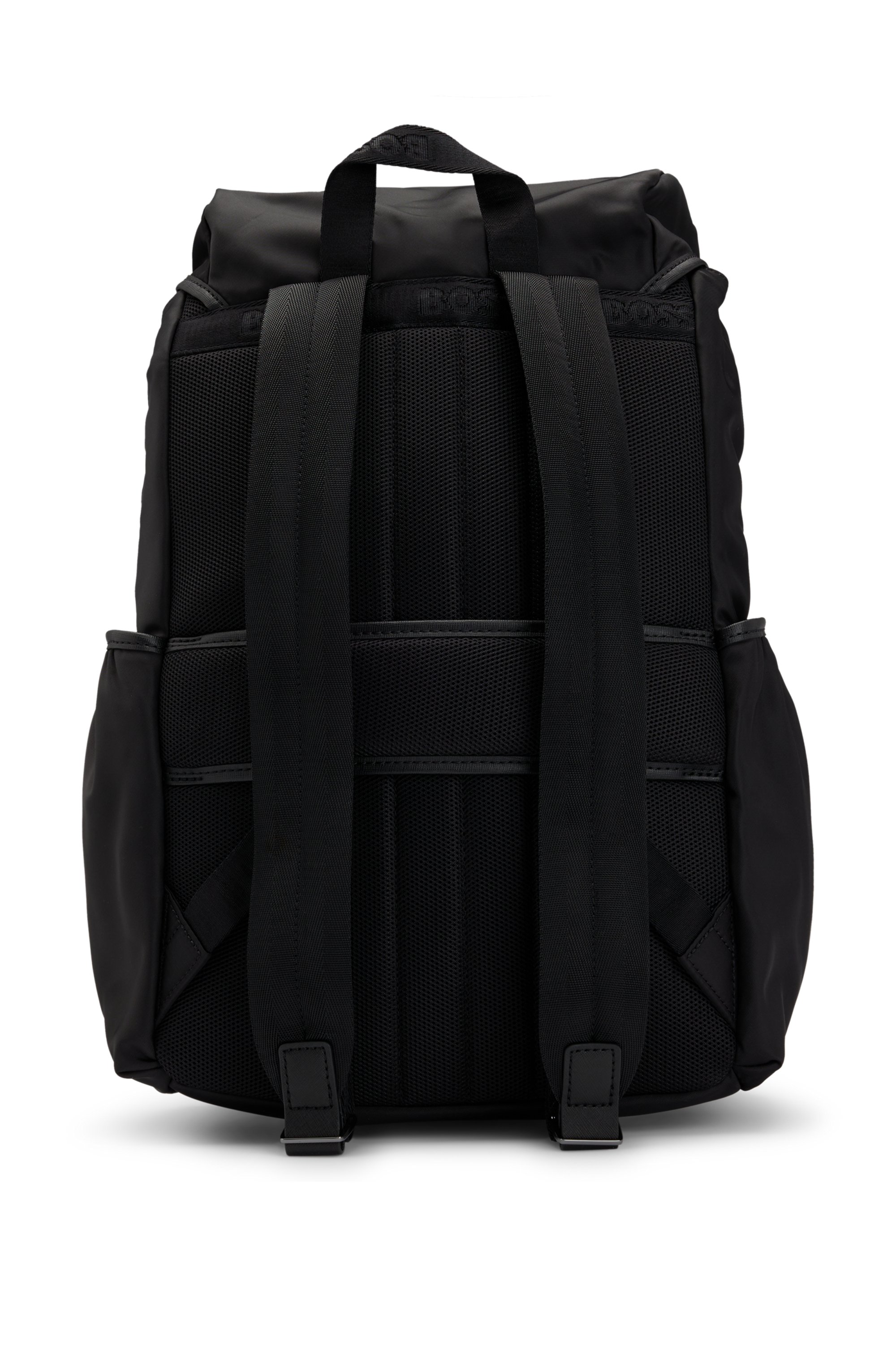 Flap backpack with Double B monogram hardware