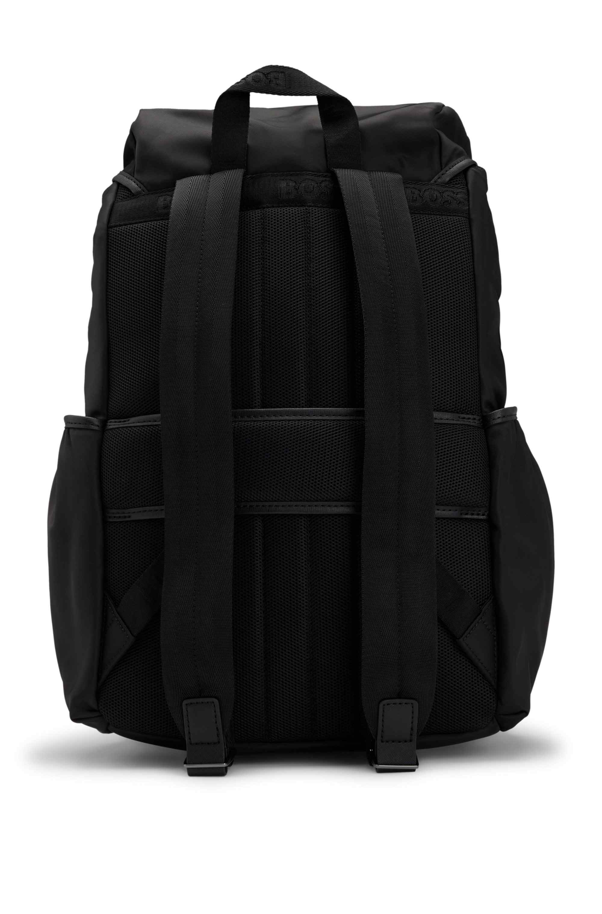 BOSS SELECTED BY SHOHEI OHTANI Multi-pocket backpack with Double B monogram trim