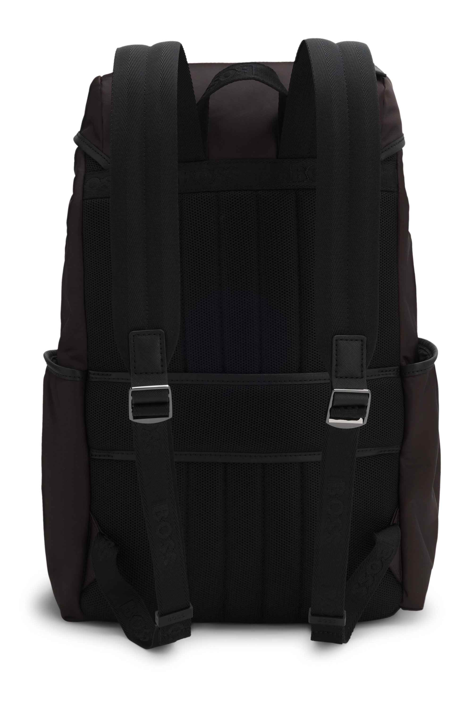 Twill backpack with Double B monogram