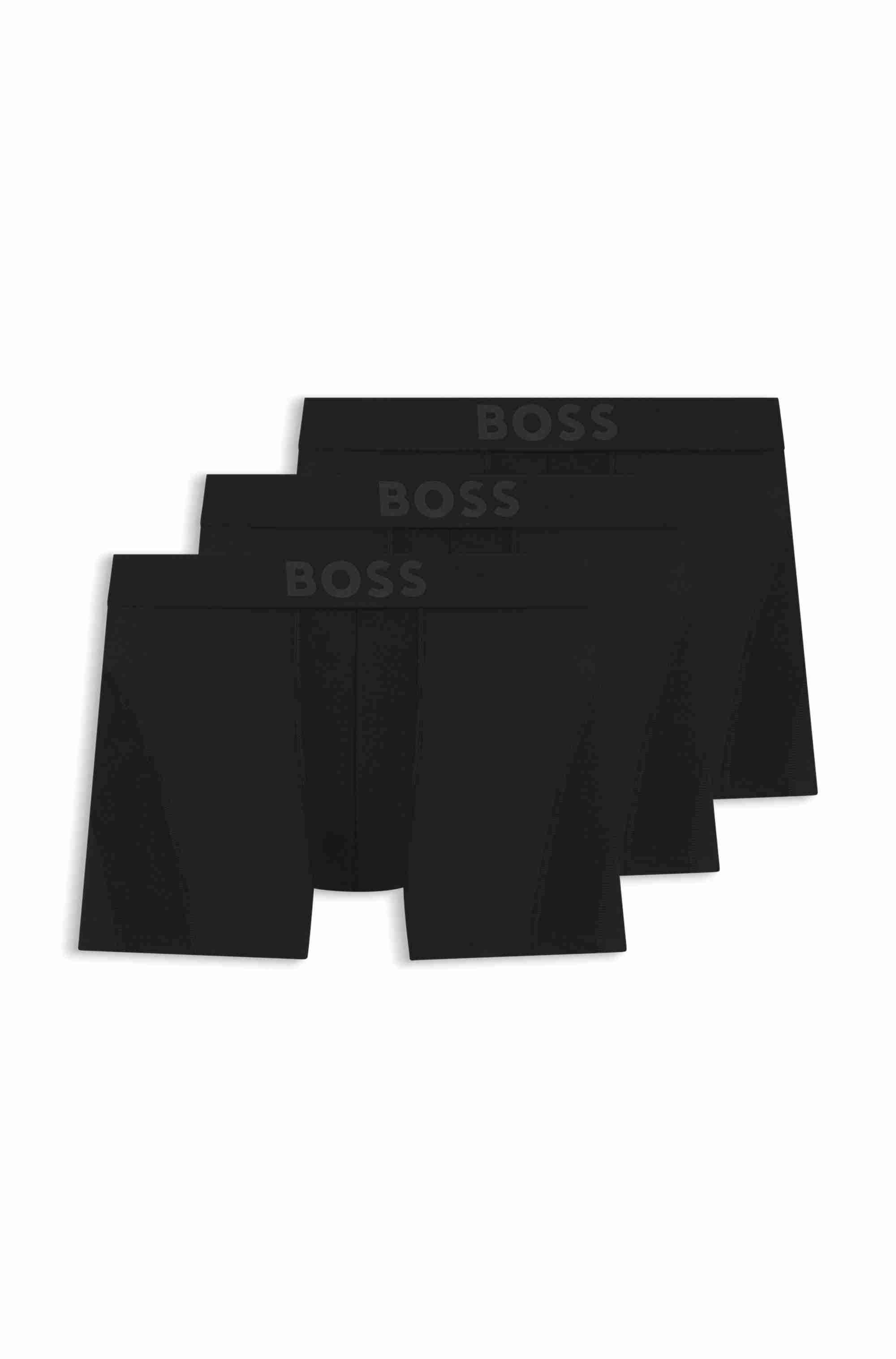 Three-pack of boxer briefs in stretch microfibre