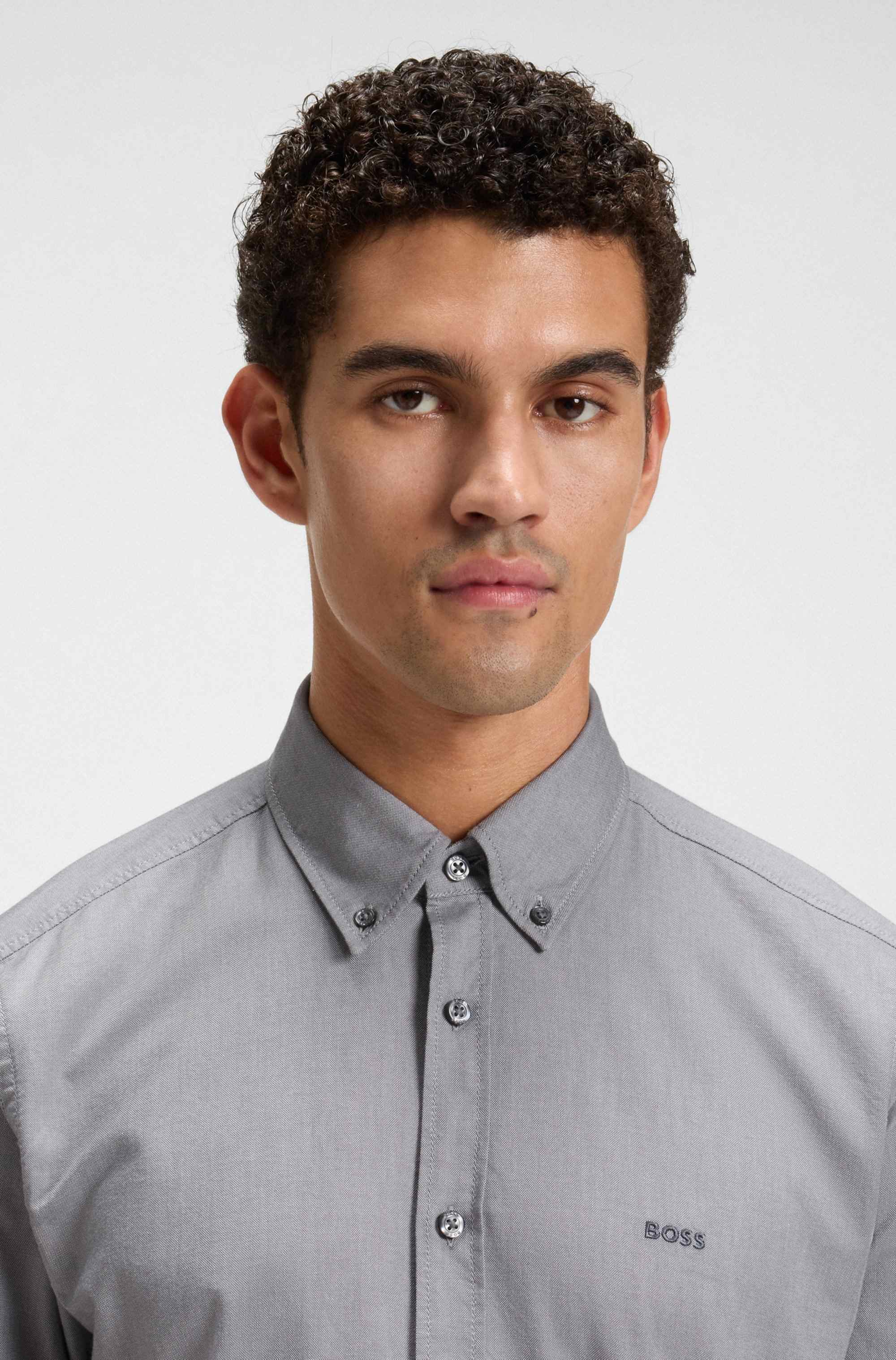 Regular-fit shirt in Oxford cotton