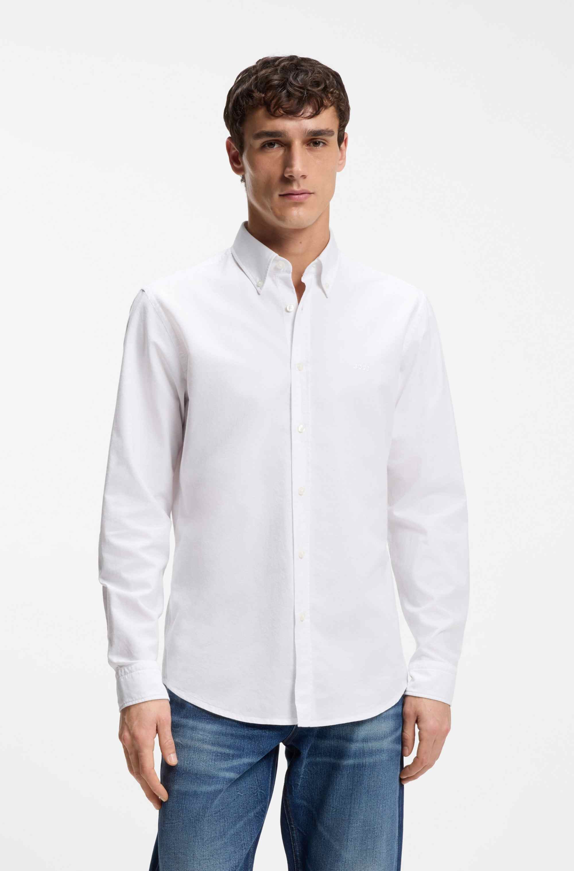 Regular-fit shirt in Oxford cotton