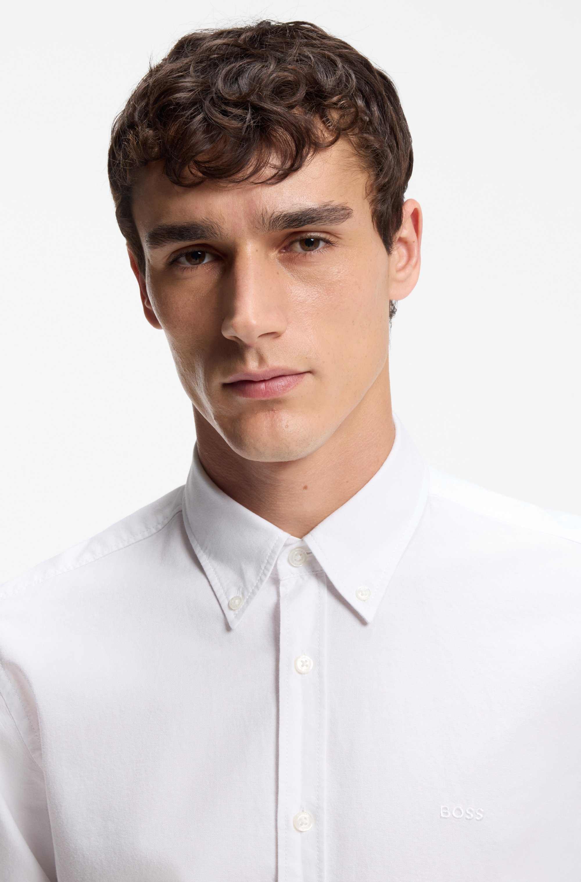 Regular-fit shirt in Oxford cotton