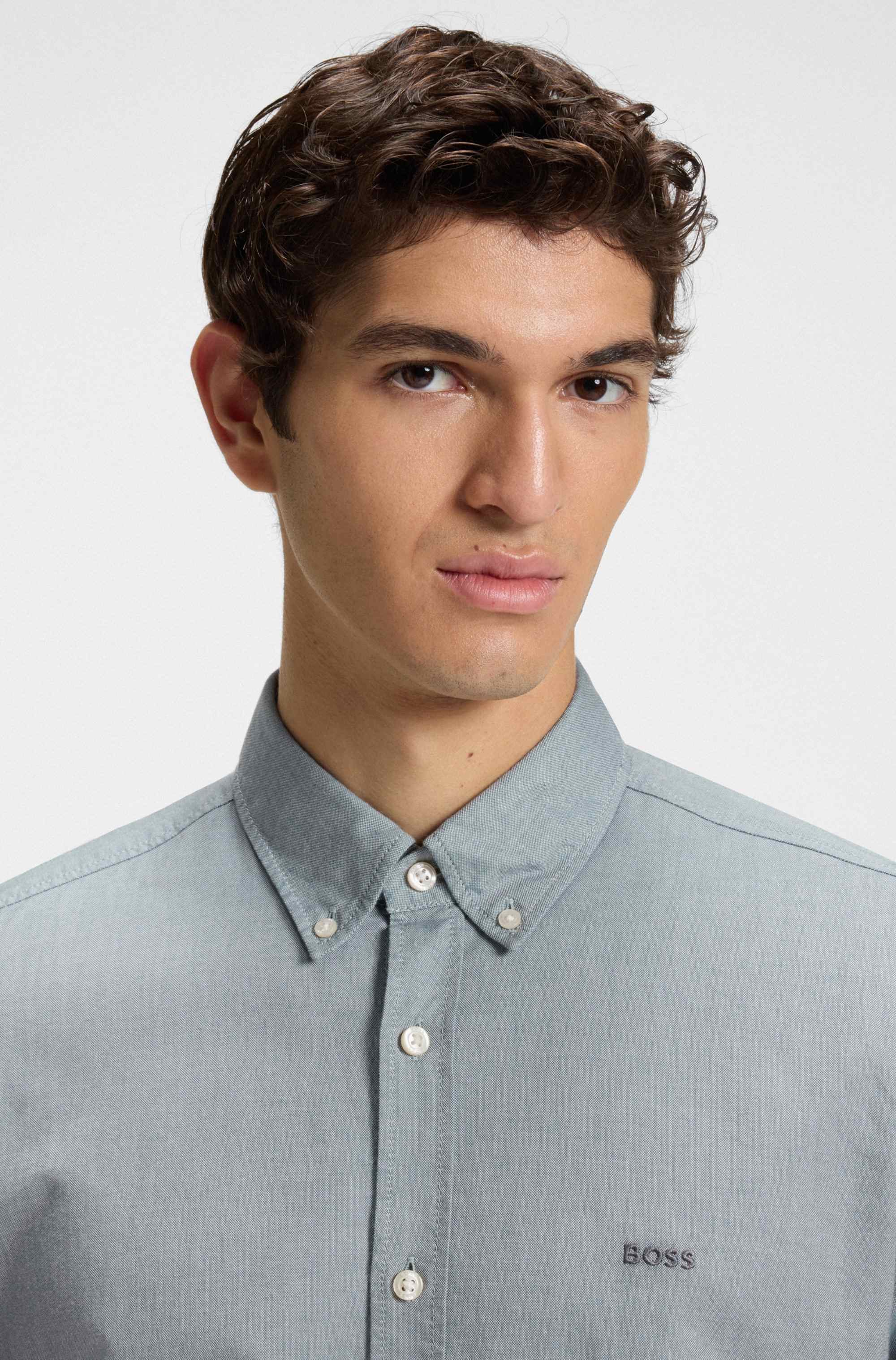 Regular-fit shirt in Oxford cotton