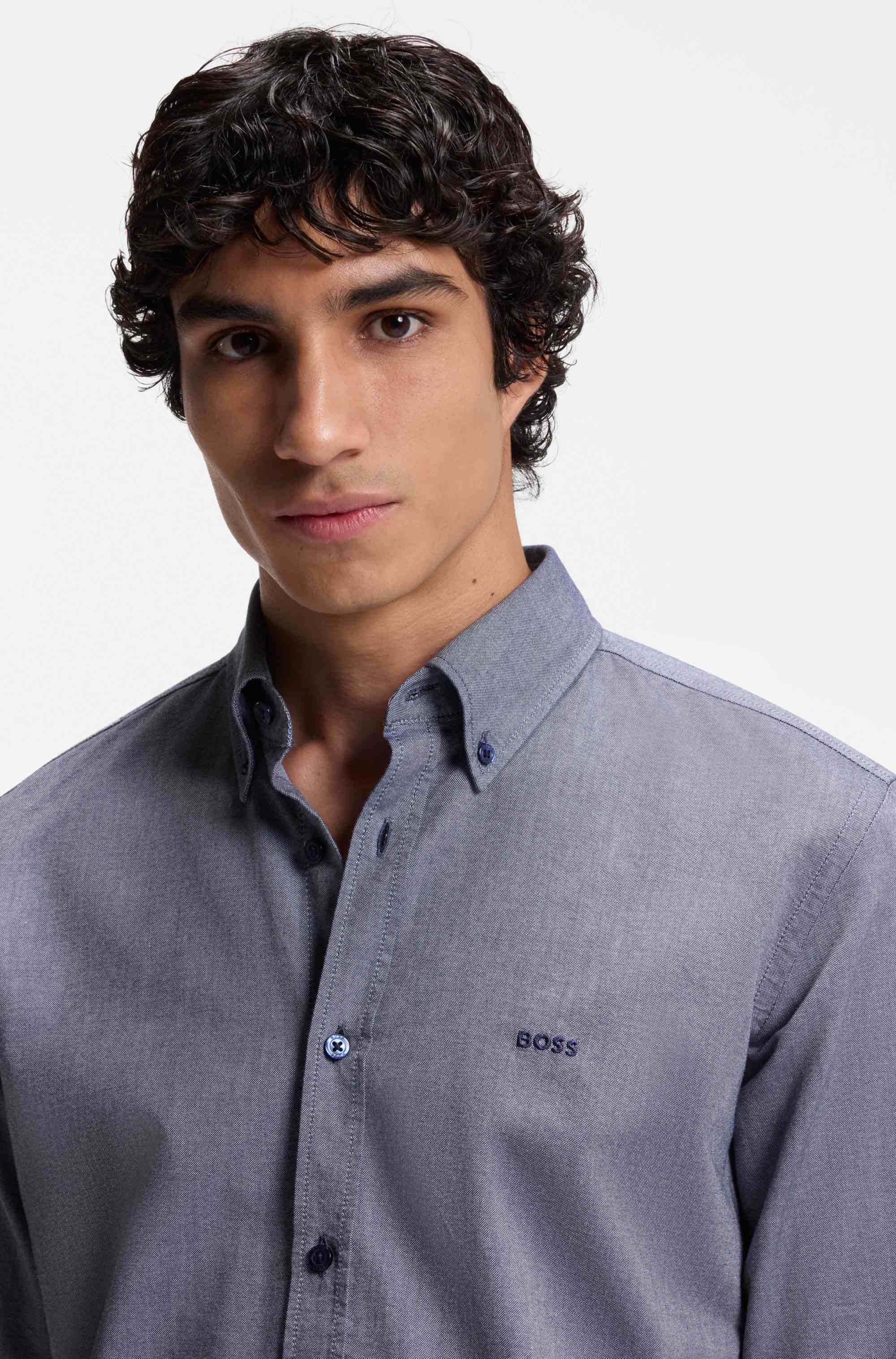 Regular-fit shirt in Oxford cotton