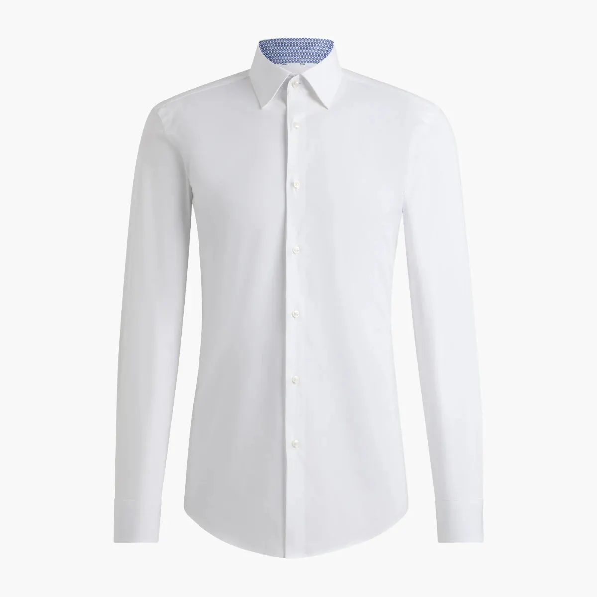 Slim-Fit Shirt In Easy-Iron Stretch-Cotton Poplin