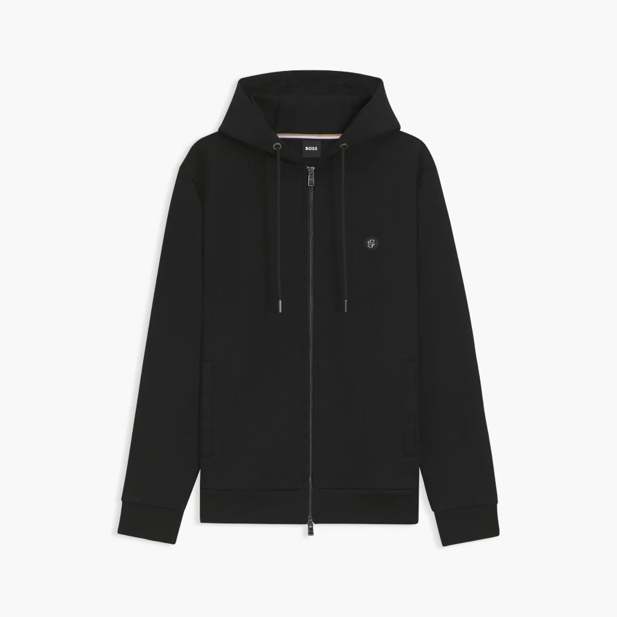 Double B Monogram Cotton-Blend Zip Hoodie