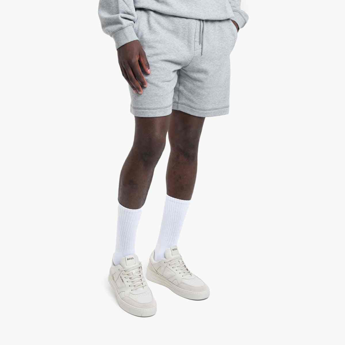 Cotton-Terry Tracksuit Shorts With Flocked Logo