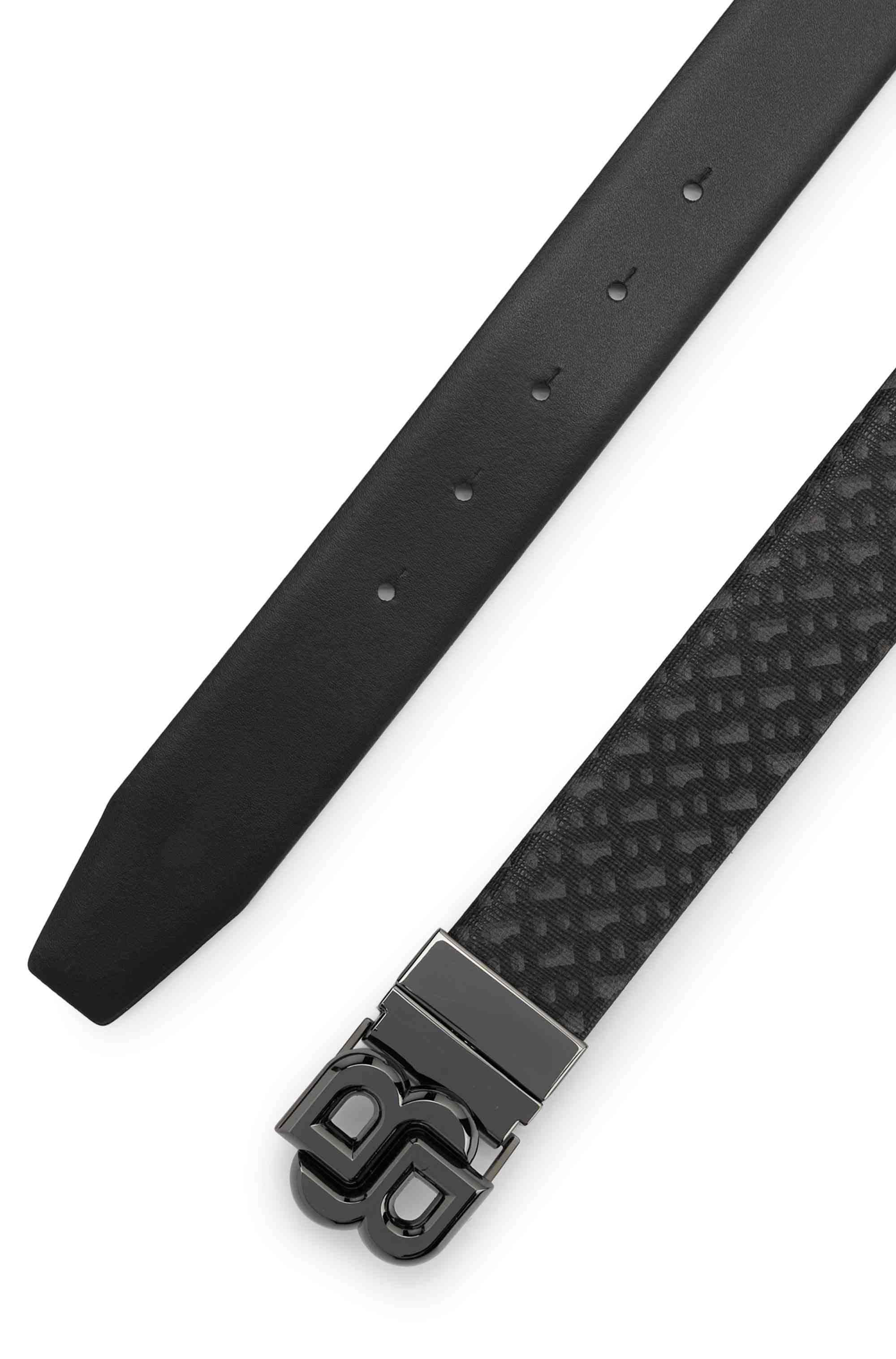 Reversible Italian-leather belt with Double B monogram buckle