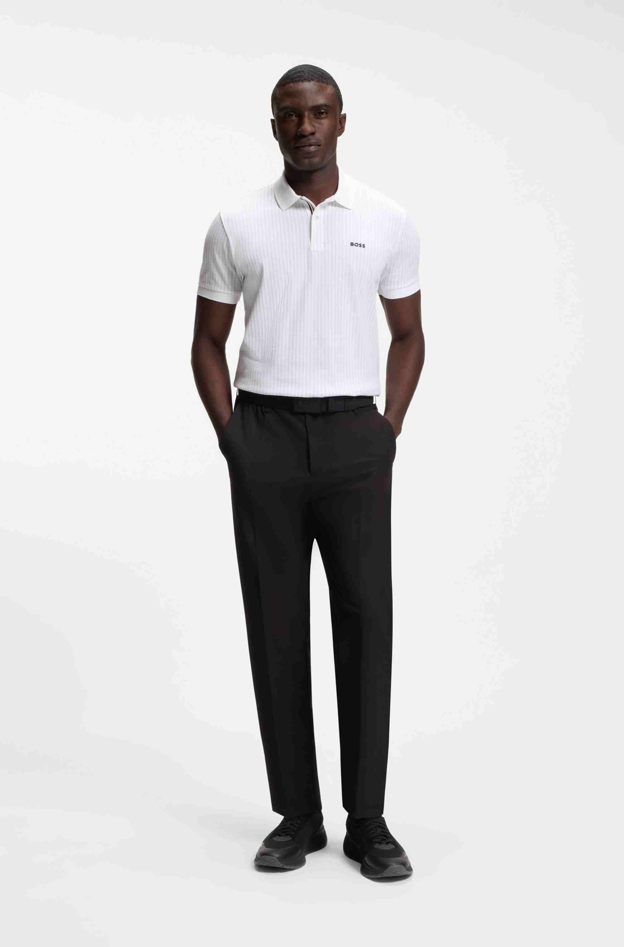 TTNM EVO trainers with knitted uppers and suede trims