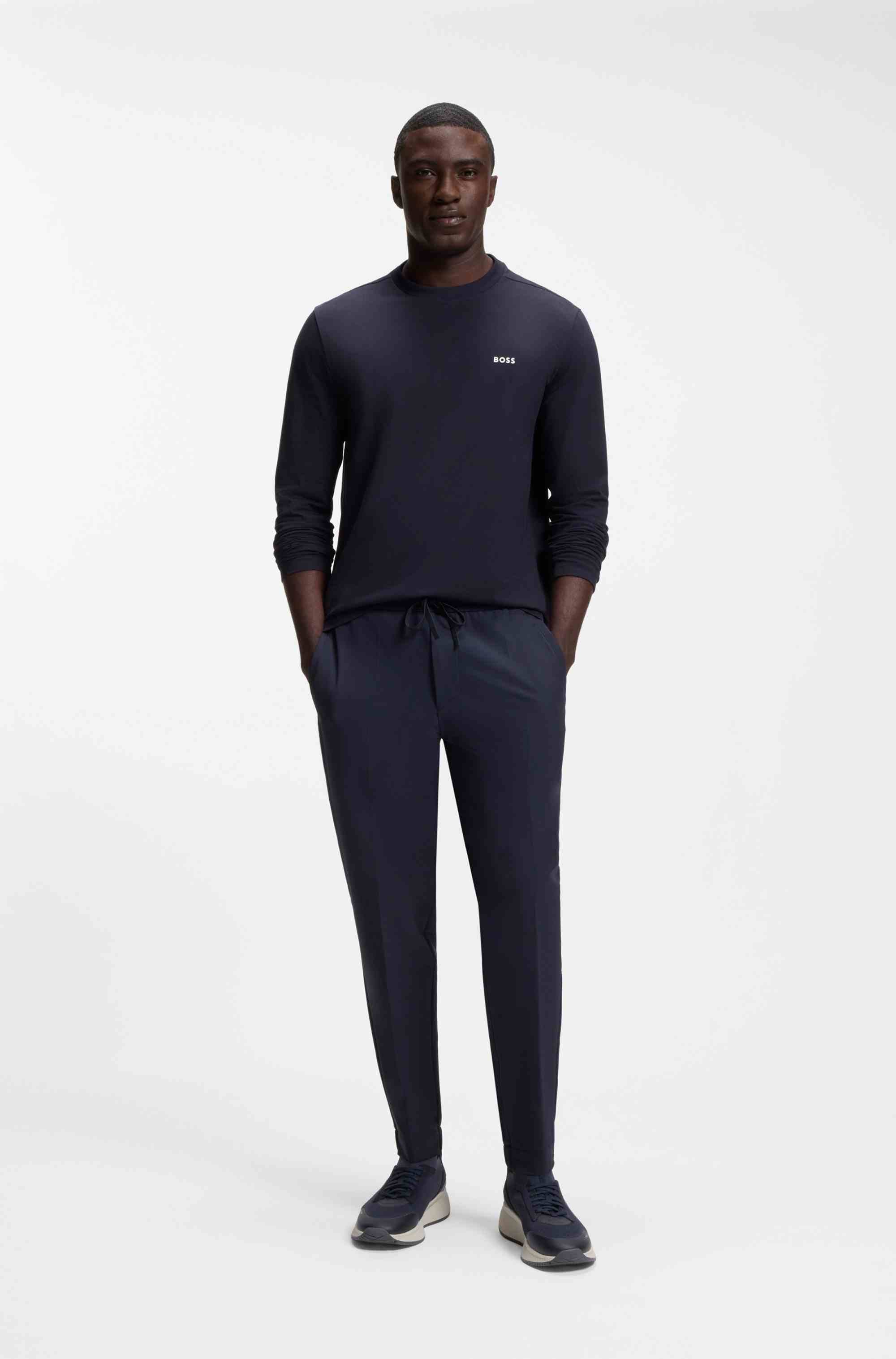 TTNM EVO trainers with knitted uppers and suede trims