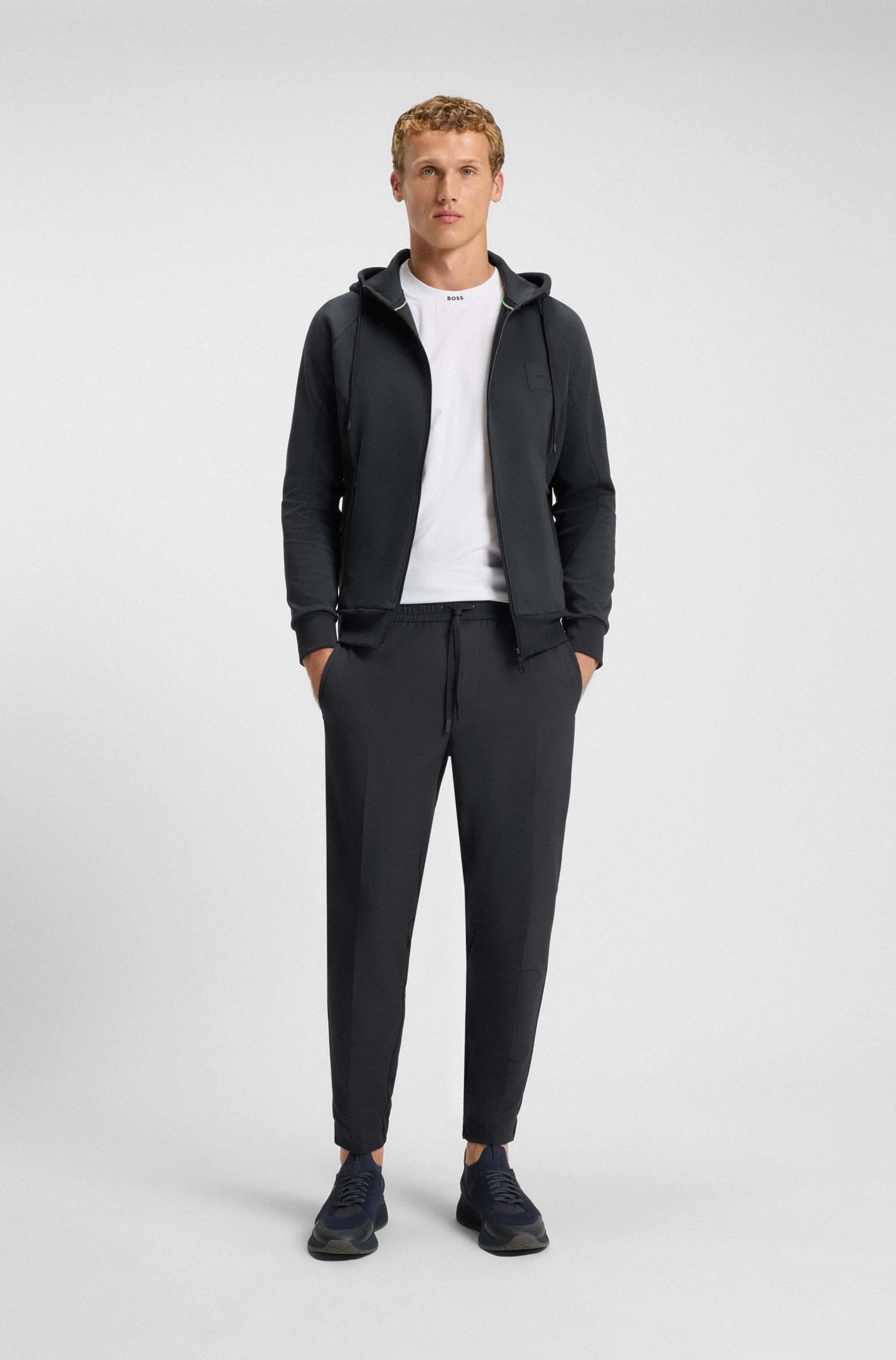 TTNM EVO trainers with knitted uppers and suede trims