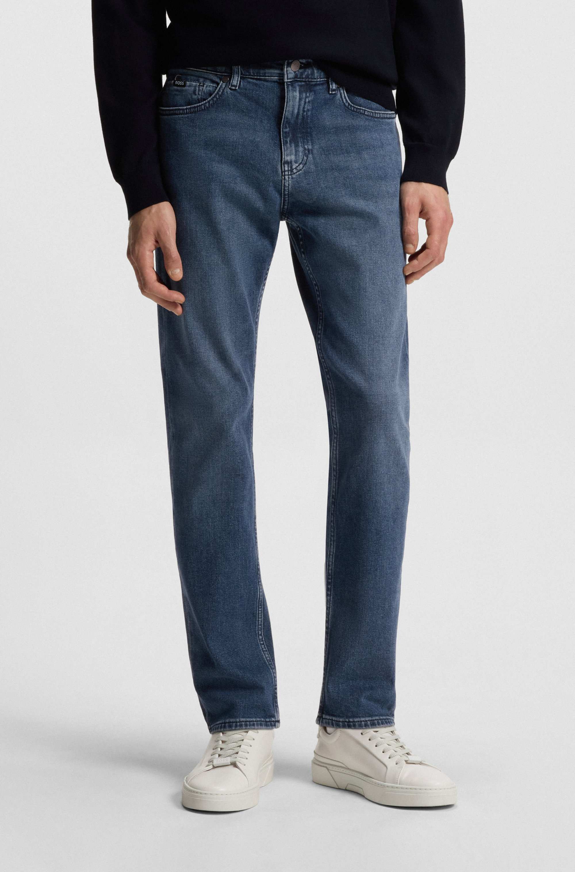 Delaware slim-fit jeans in blue comfort-stretch denim