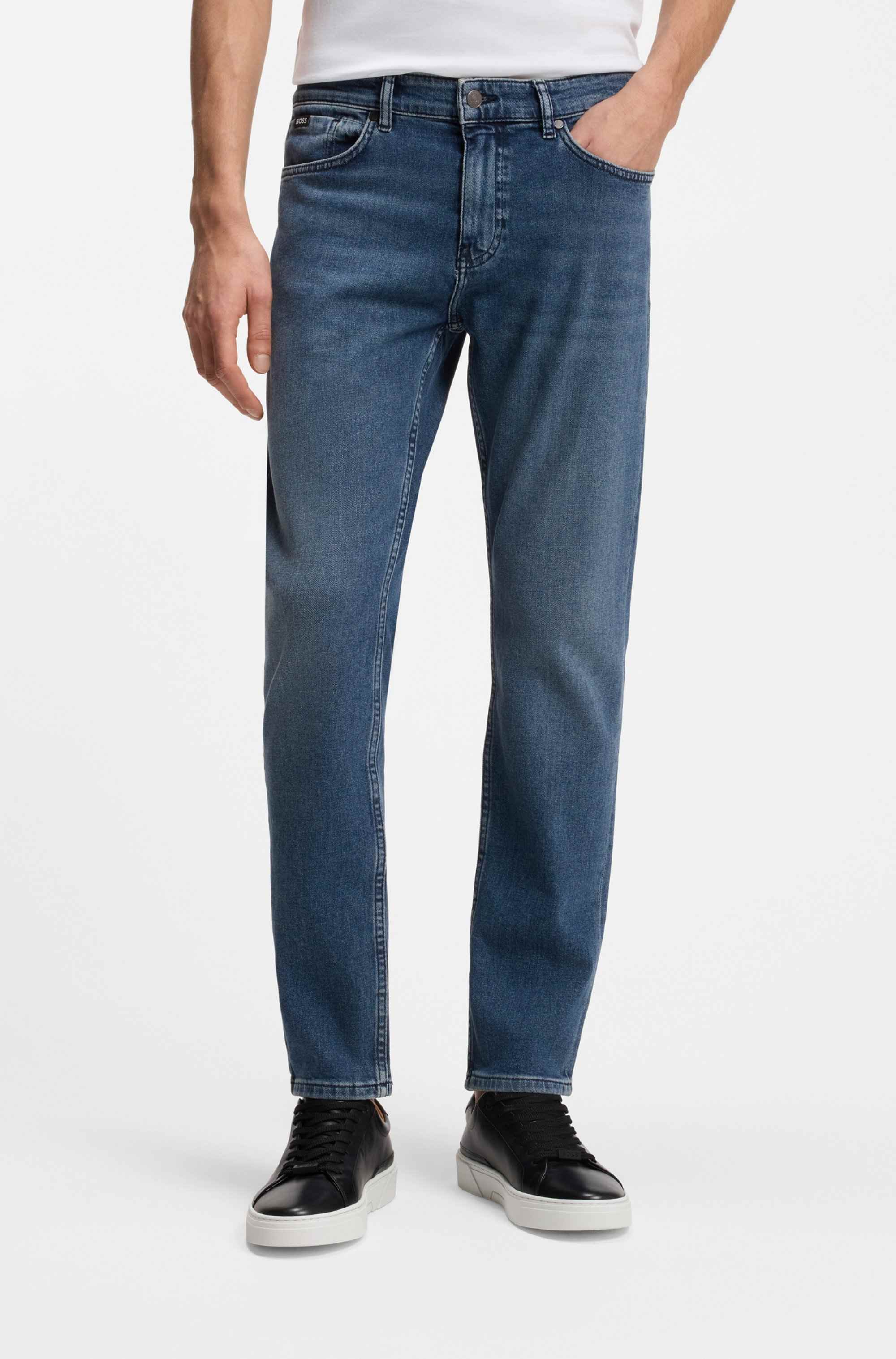 Delaware slim-fit jeans in blue comfort-stretch denim