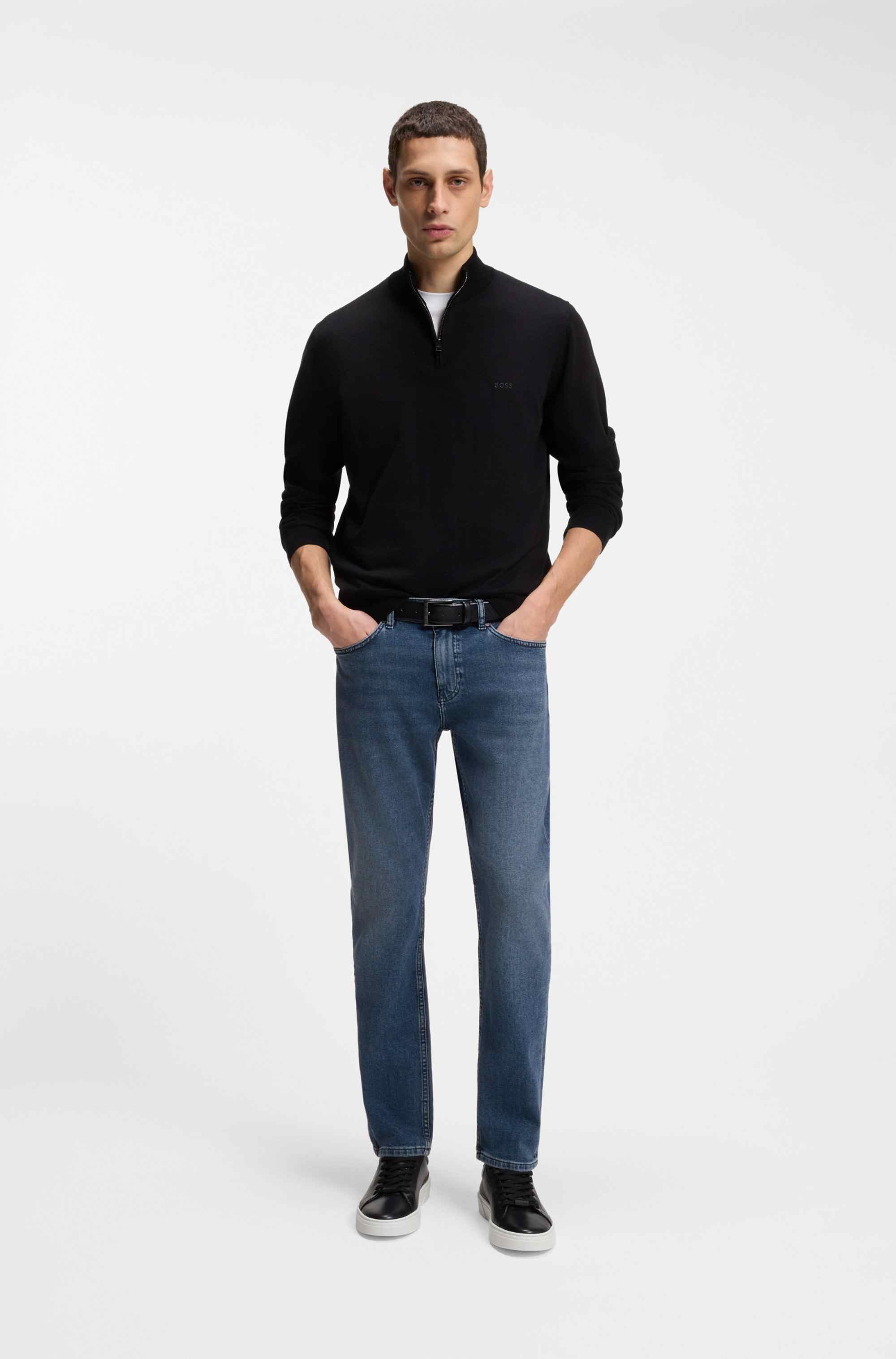 Delaware slim-fit jeans in blue comfort-stretch denim