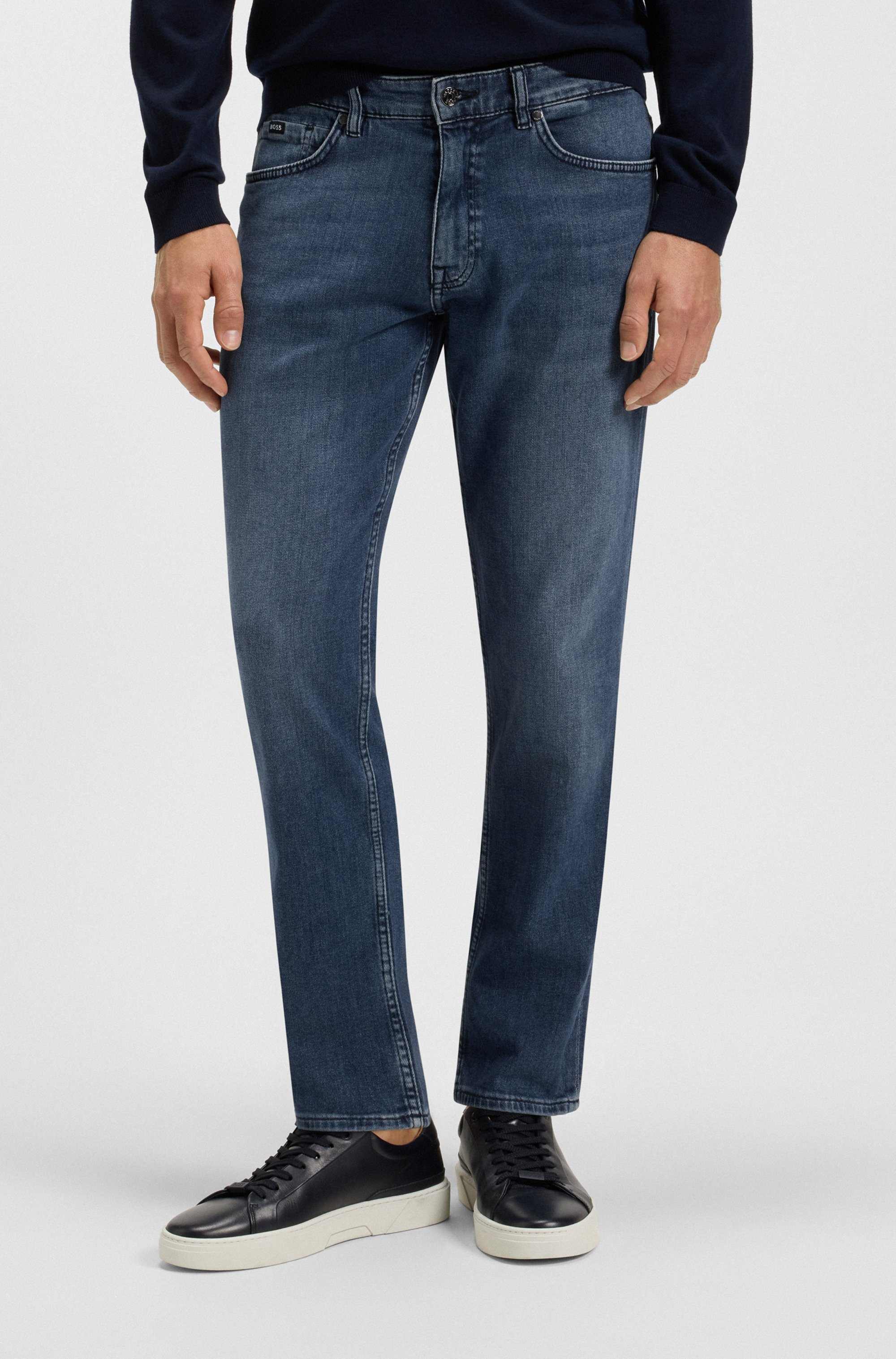 Maine regular-fit jeans in blue comfort-stretch denim