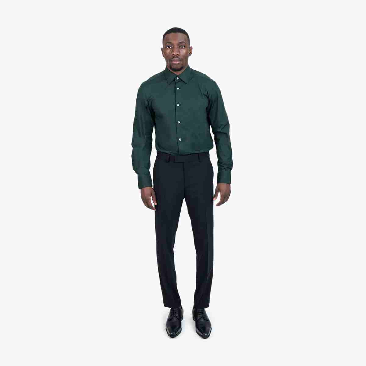 Slim-Fit Shirt In Easy-Iron Stretch-Cotton Poplin
