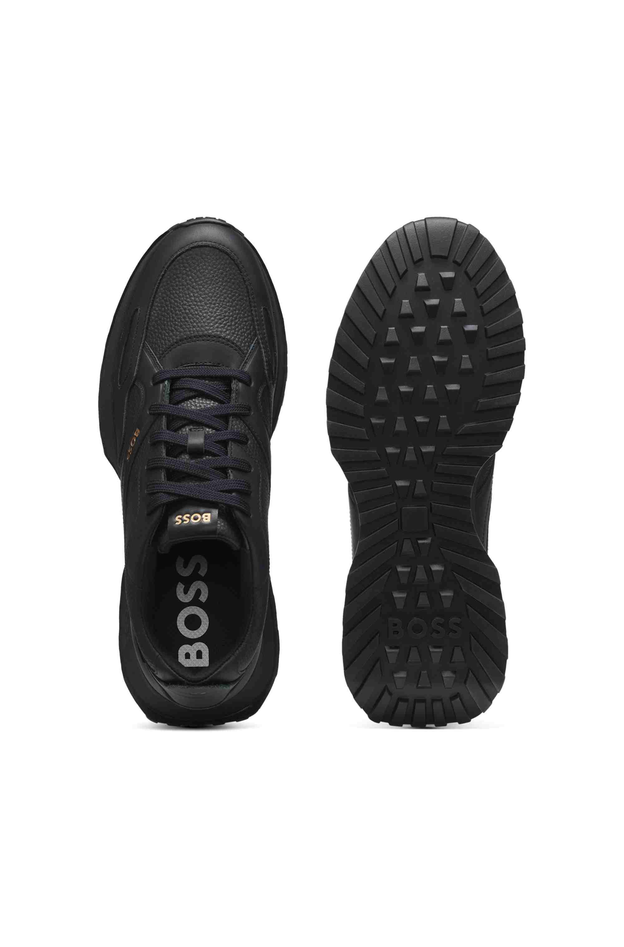 Waterproof GORE-TEX trainers in polished leather