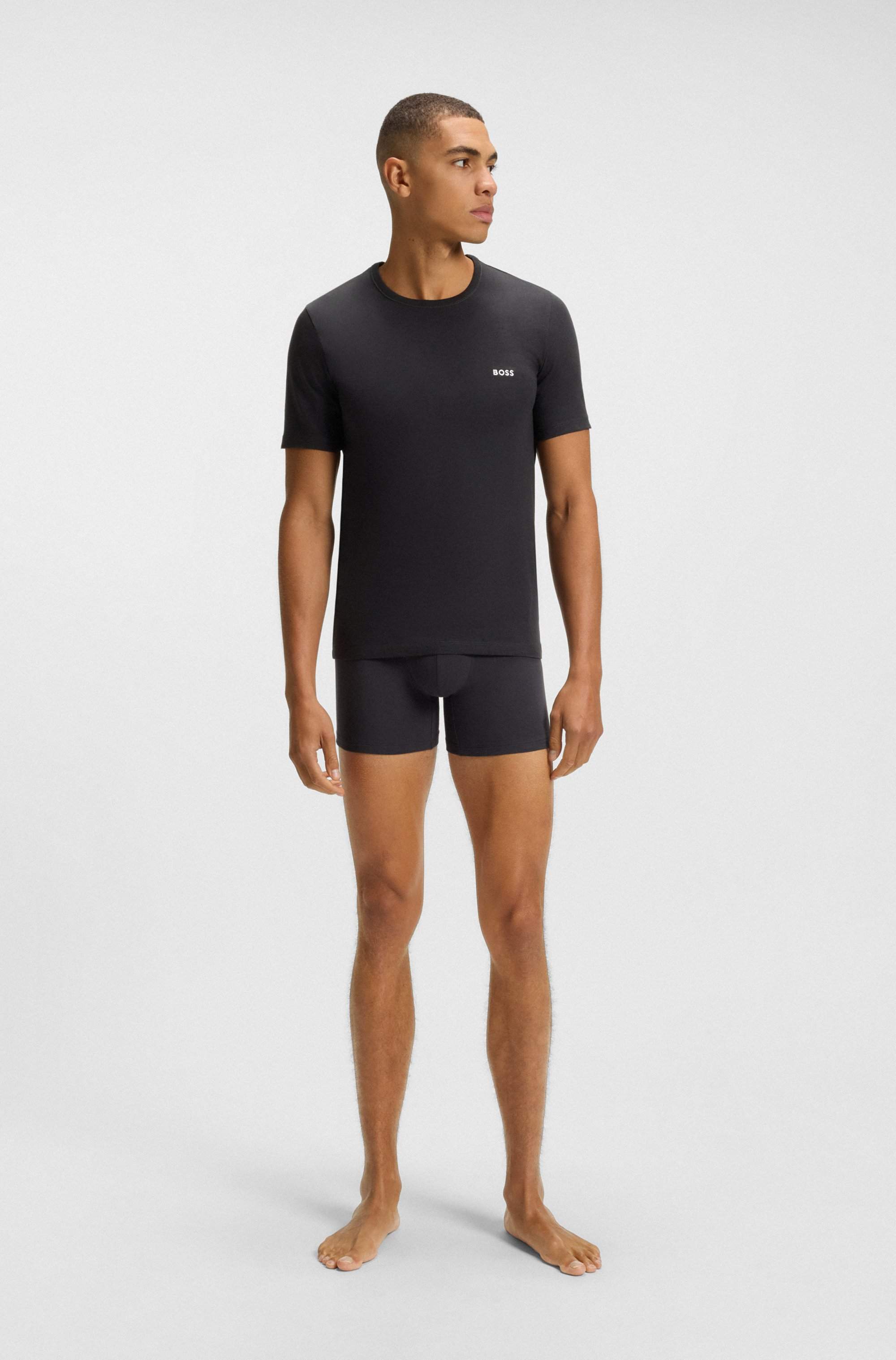Three-pack of cotton underwear T-shirts
