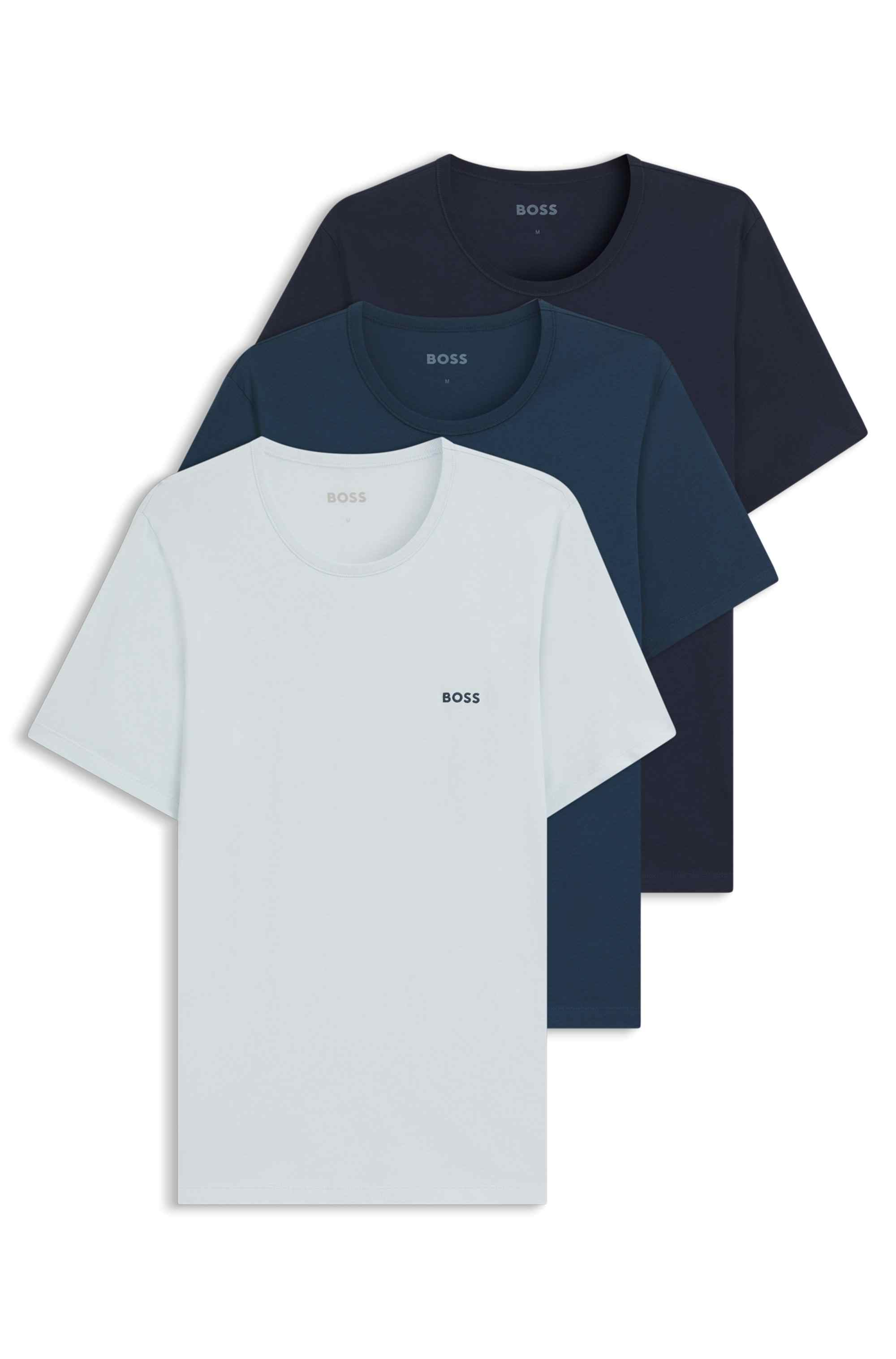 Three-pack of underwear T-shirts in cotton